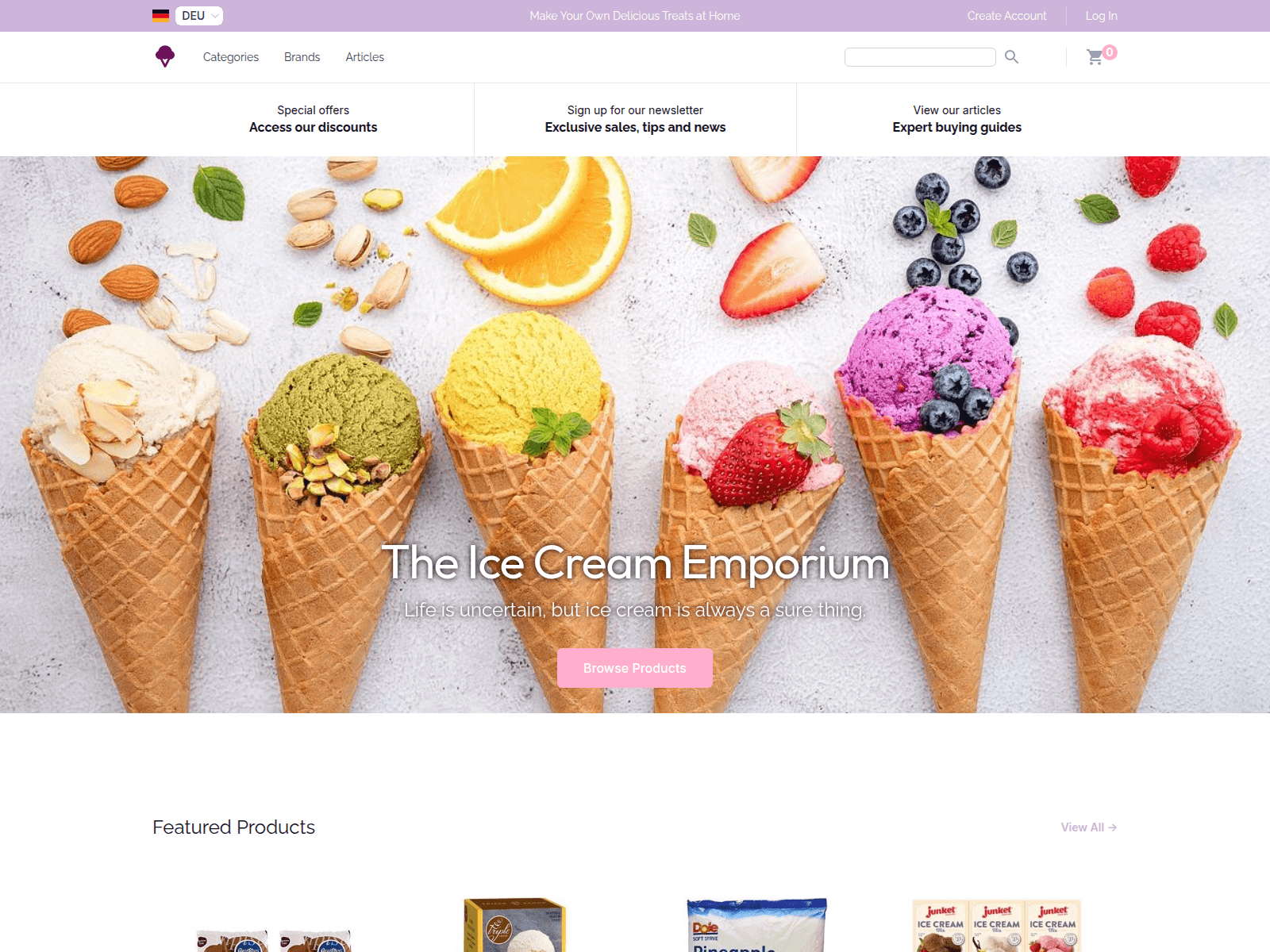 The Ice Cream Emporium screenshot
