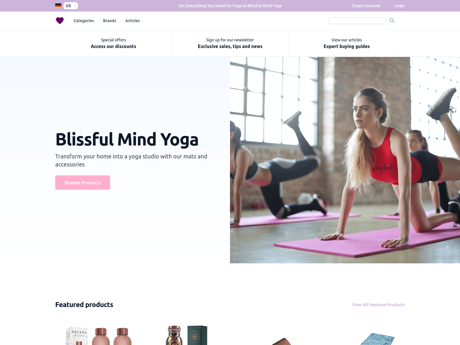 Blissful Mind Yoga screenshot