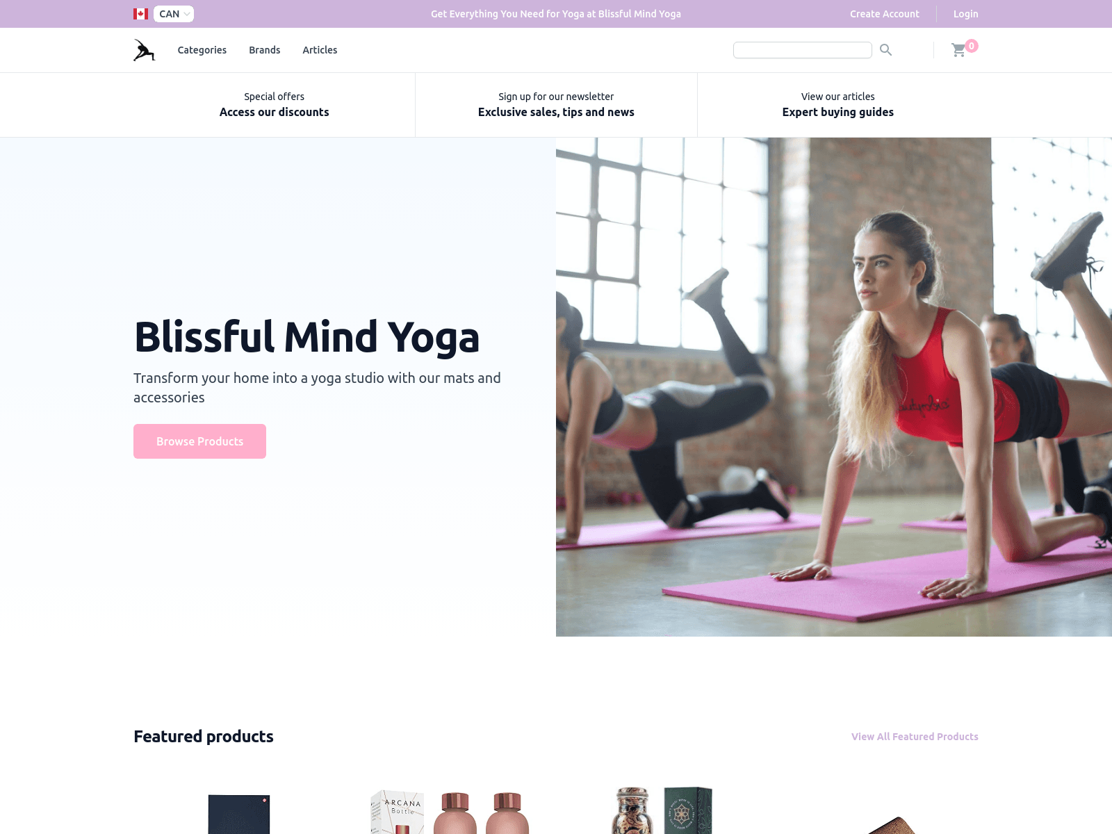 Blissful Mind Yoga screenshot