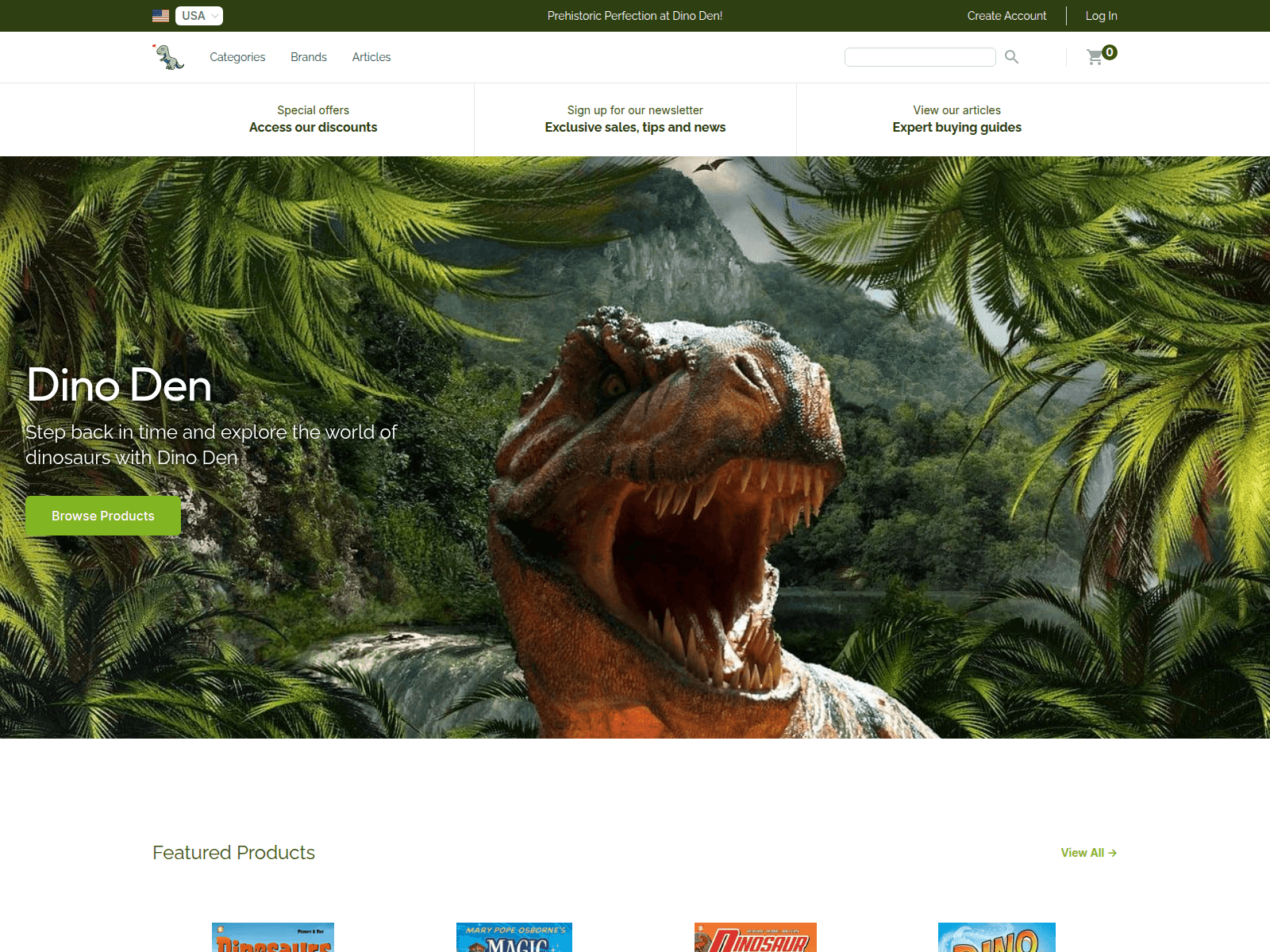 Dino Den screenshot