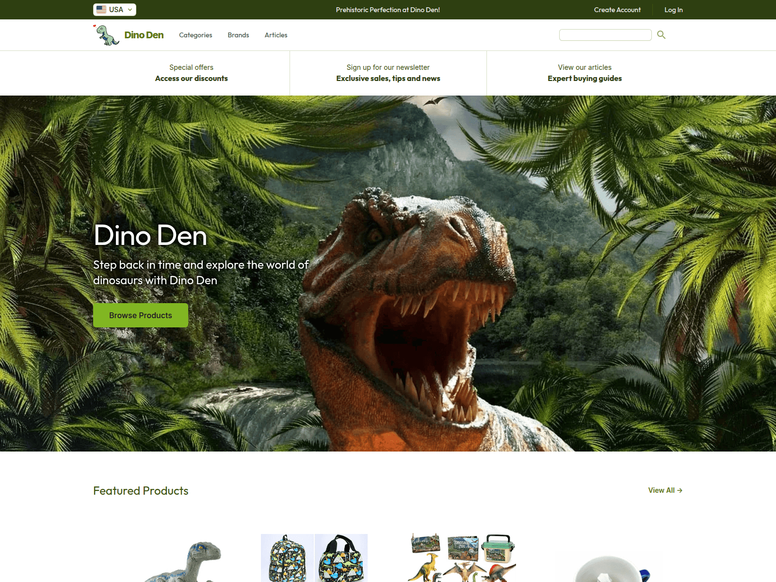 Dino Den screenshot
