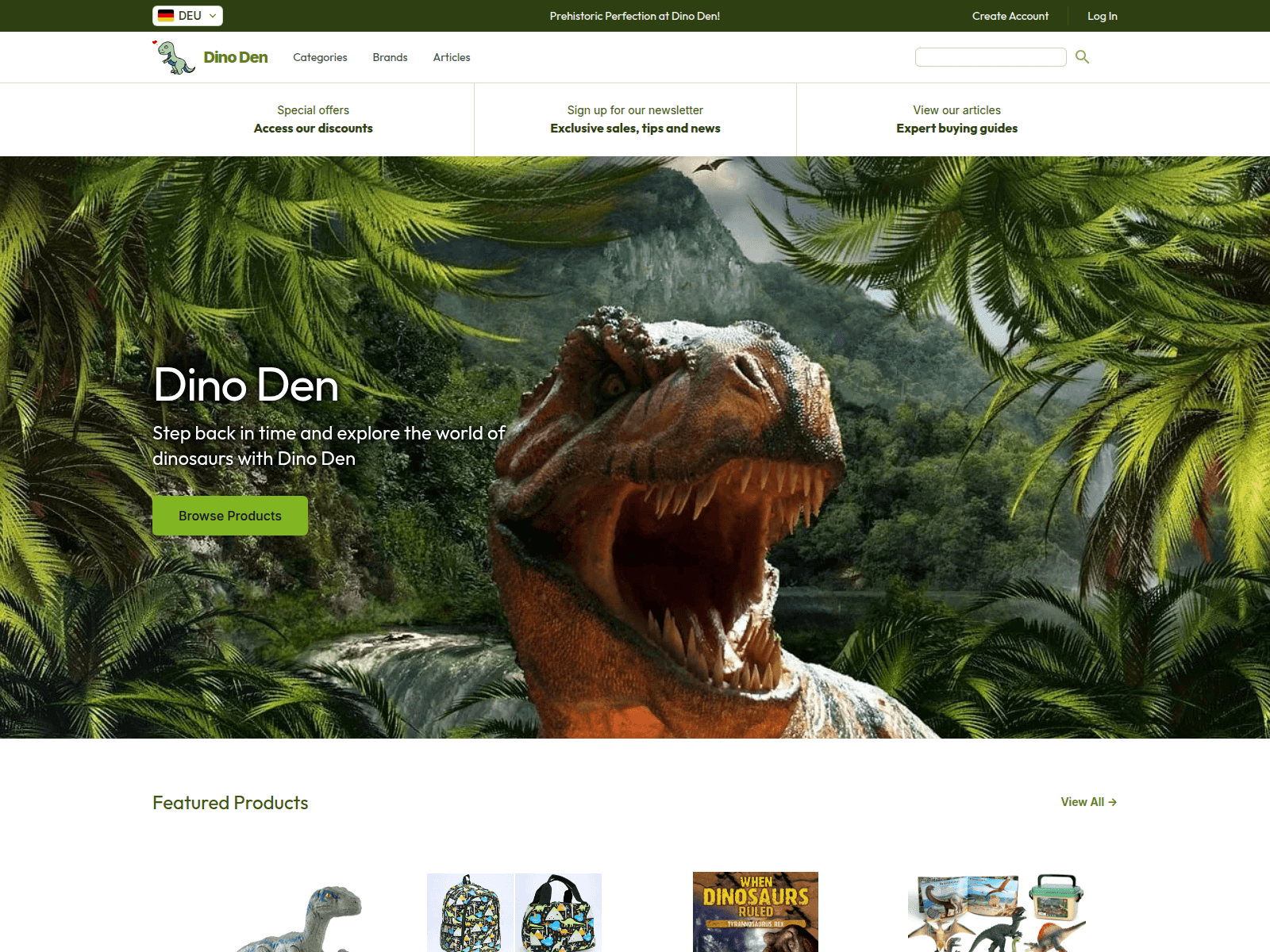 Dino Den screenshot