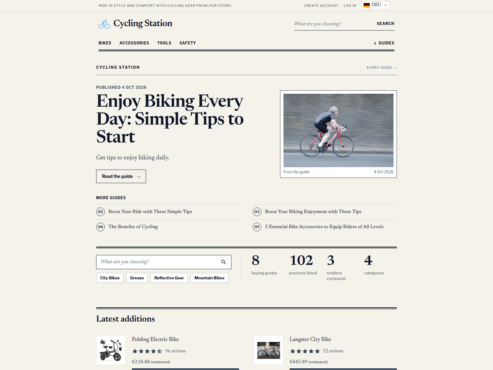 Cycling Station screenshot
