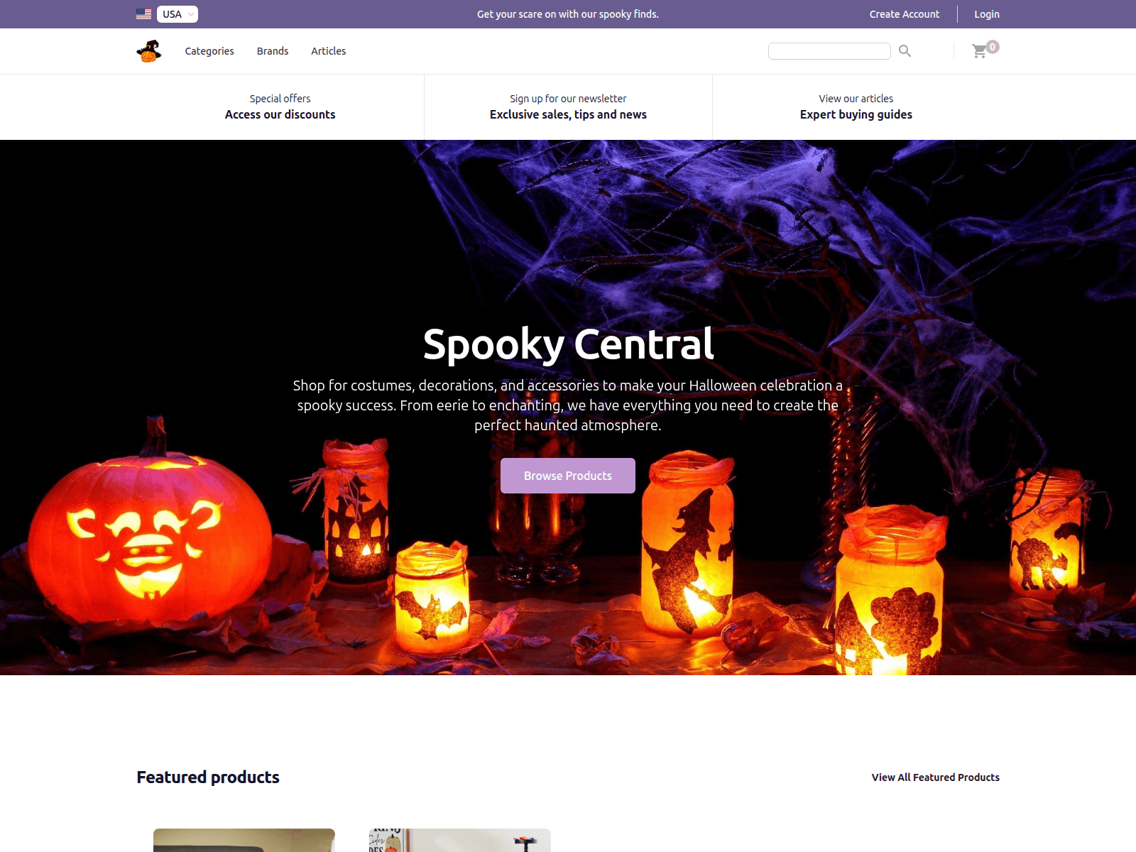 Spooky Central screenshot