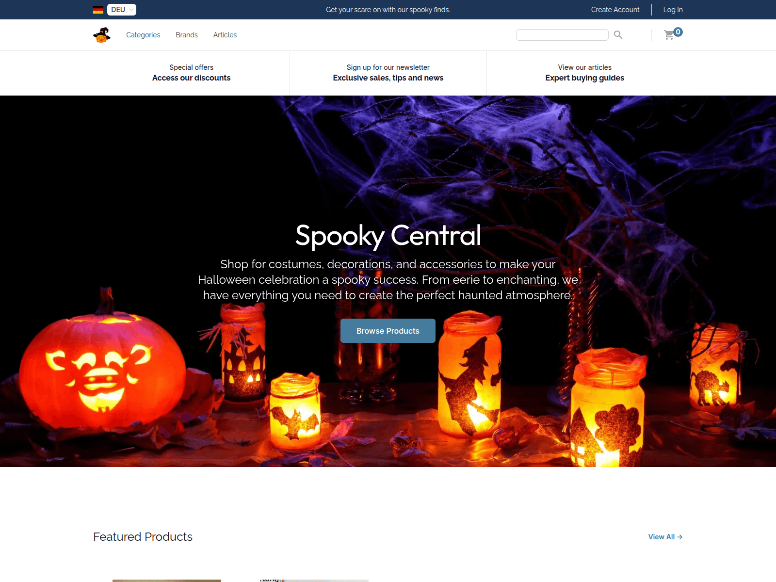 Spooky Central screenshot