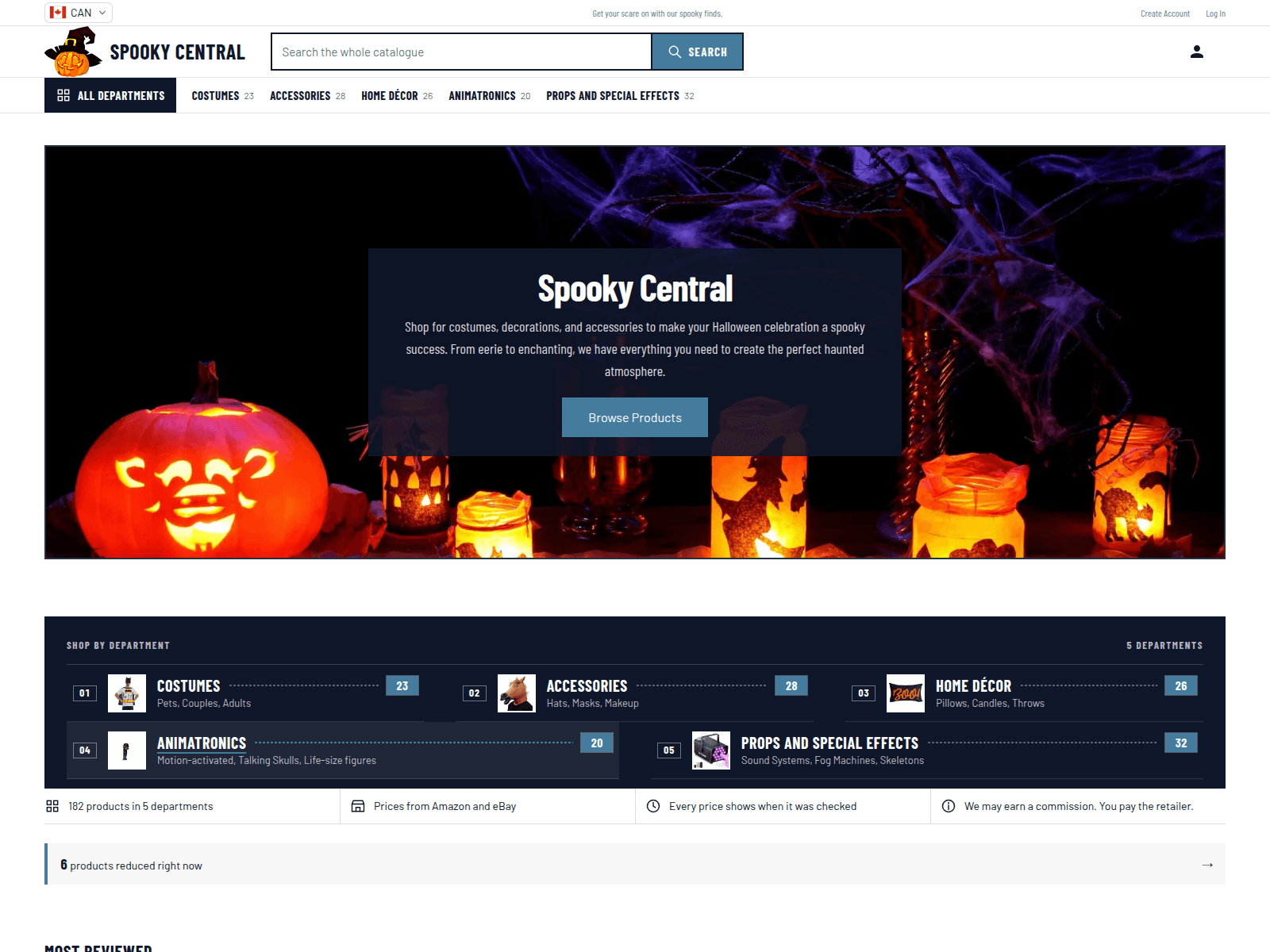 Spooky Central screenshot