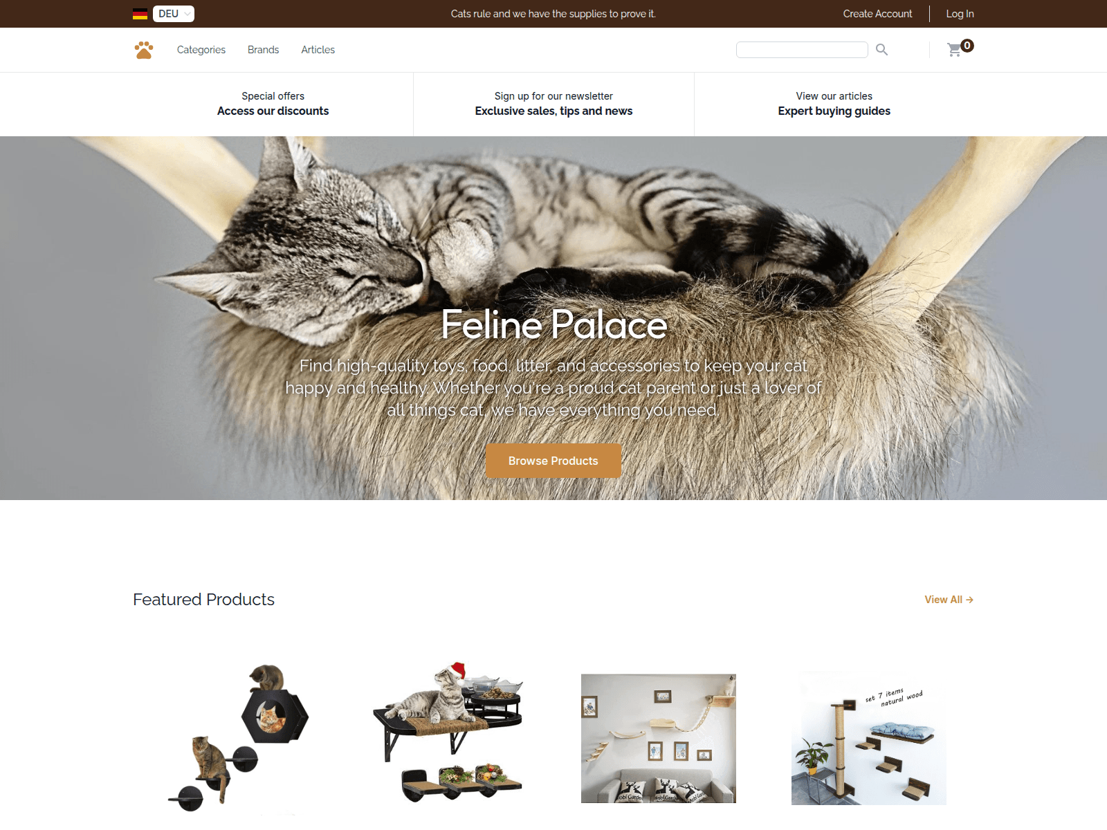 Feline Palace screenshot