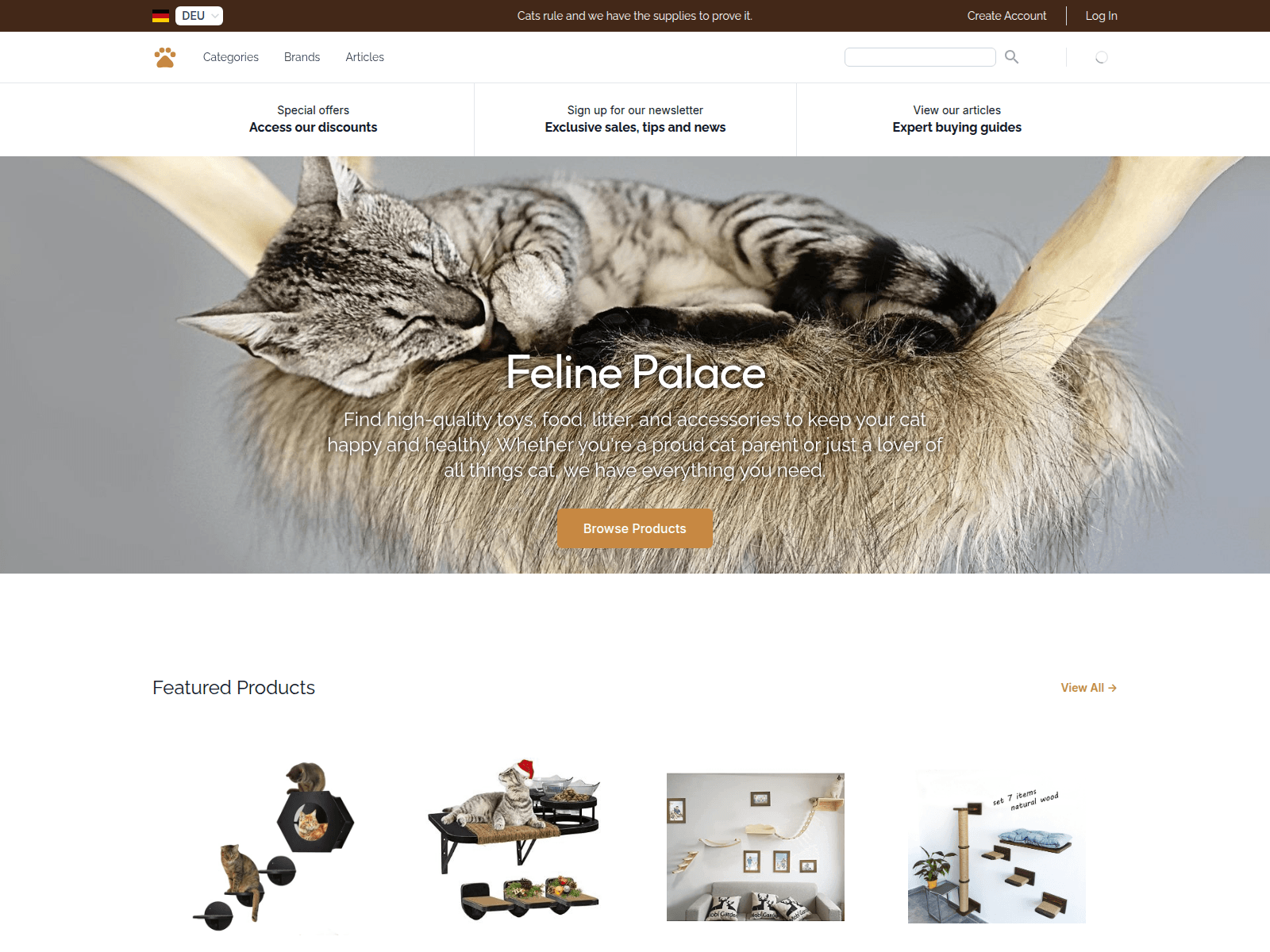 Feline Palace screenshot