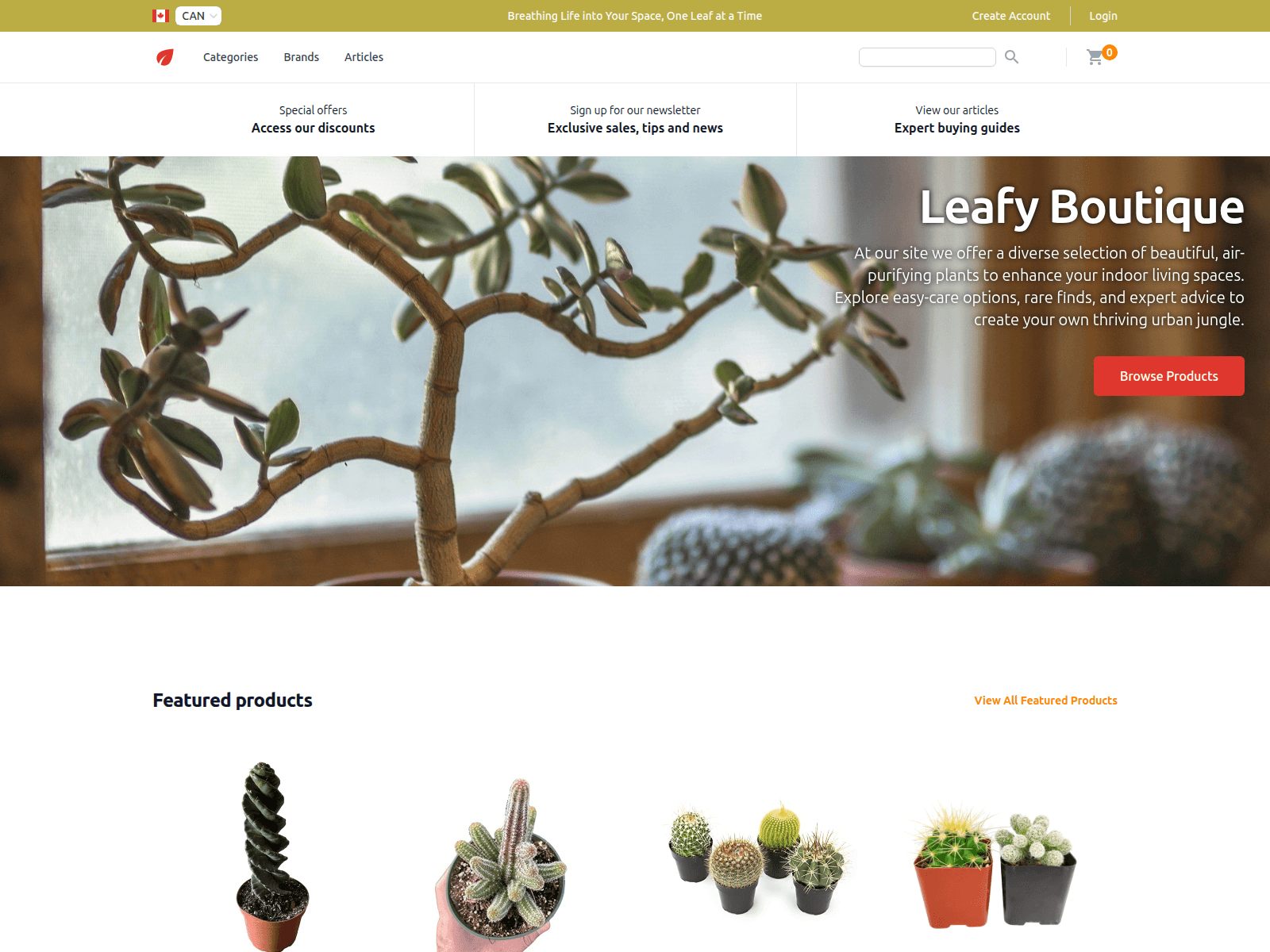 Leafy Boutique screenshot