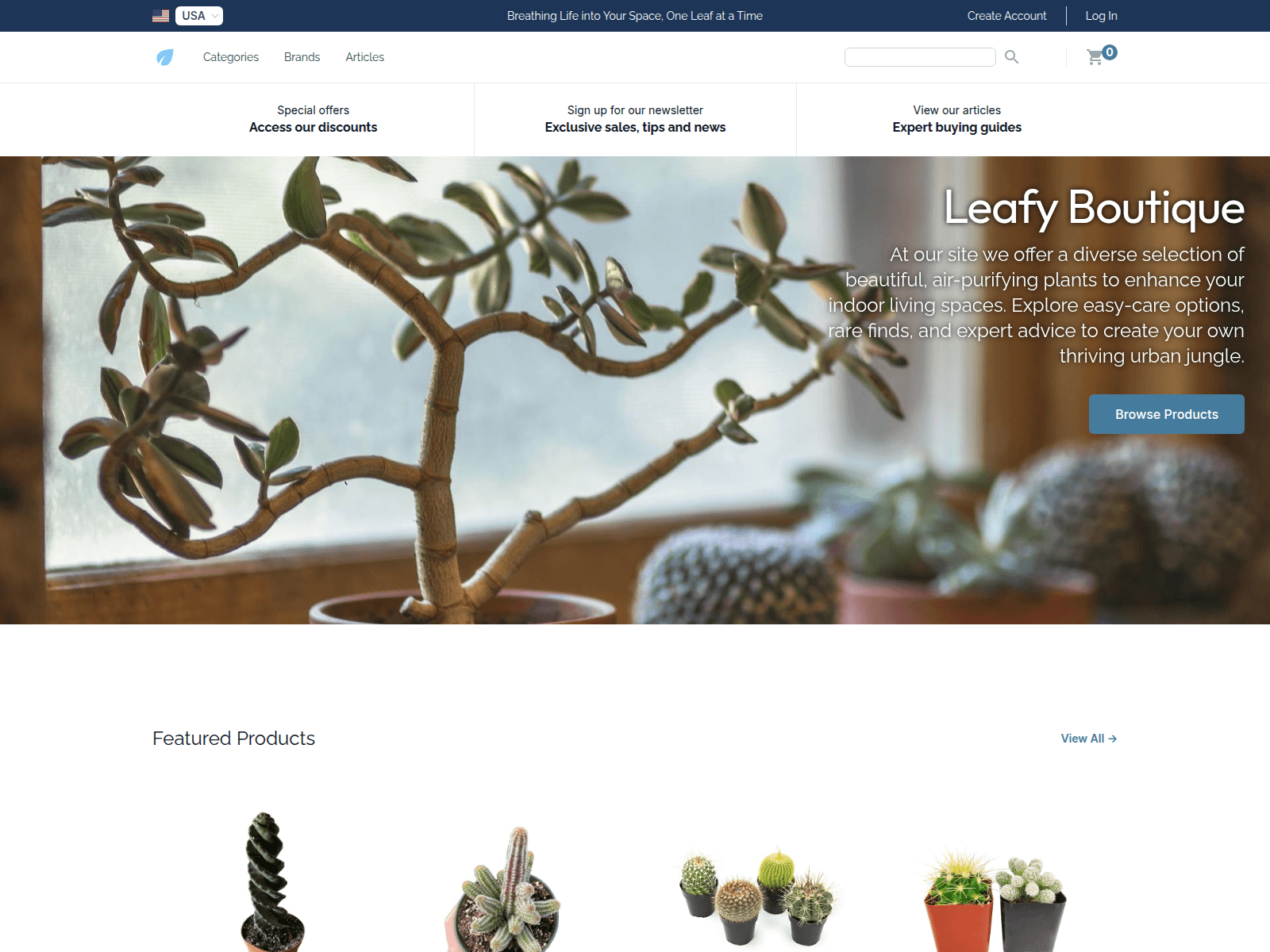 Leafy Boutique screenshot