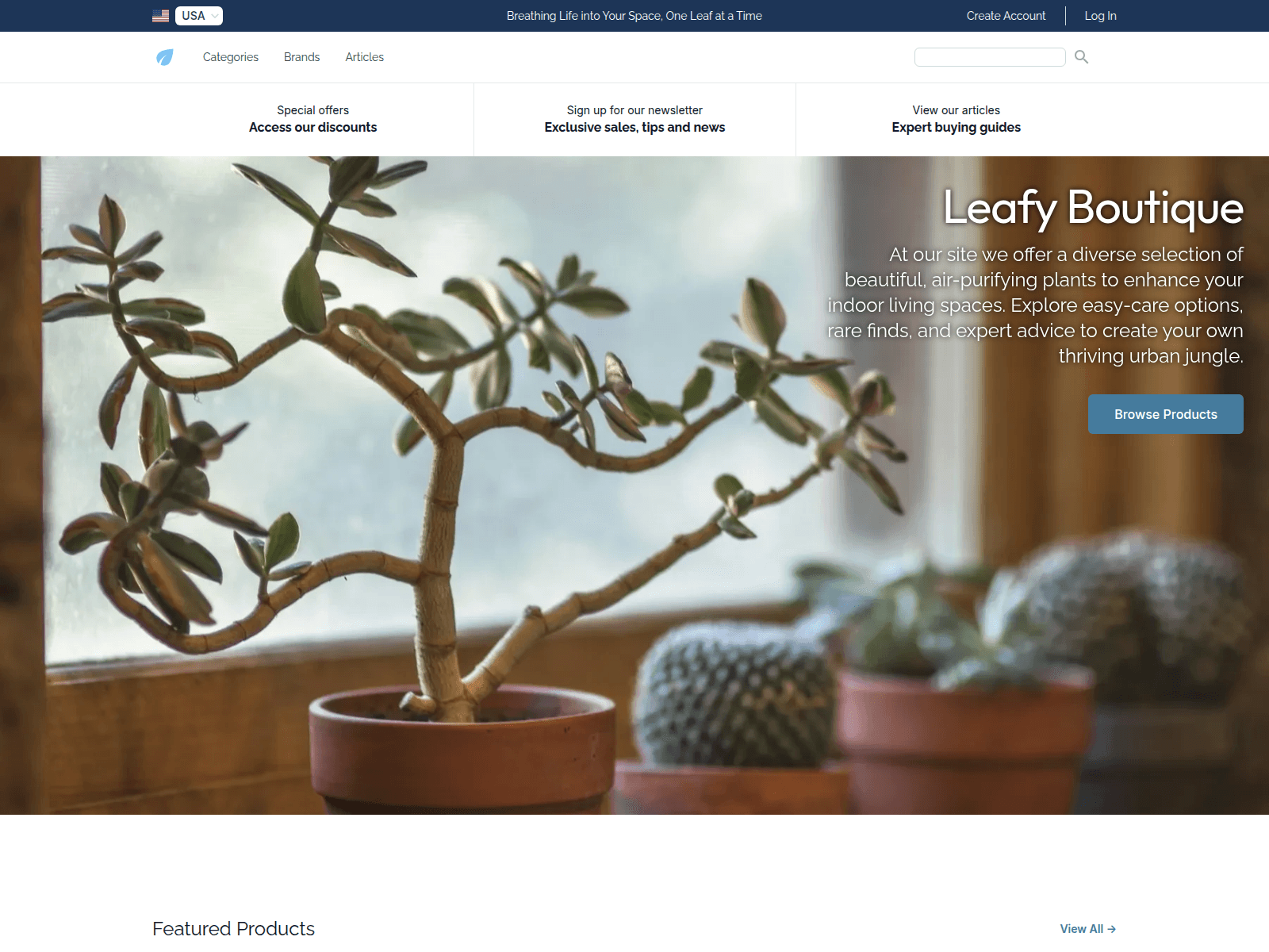 Leafy Boutique screenshot