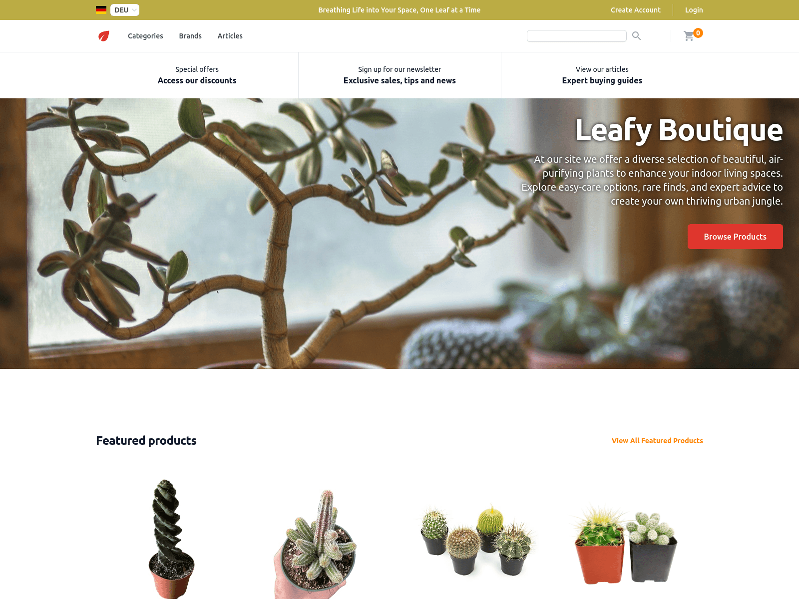 Leafy Boutique screenshot