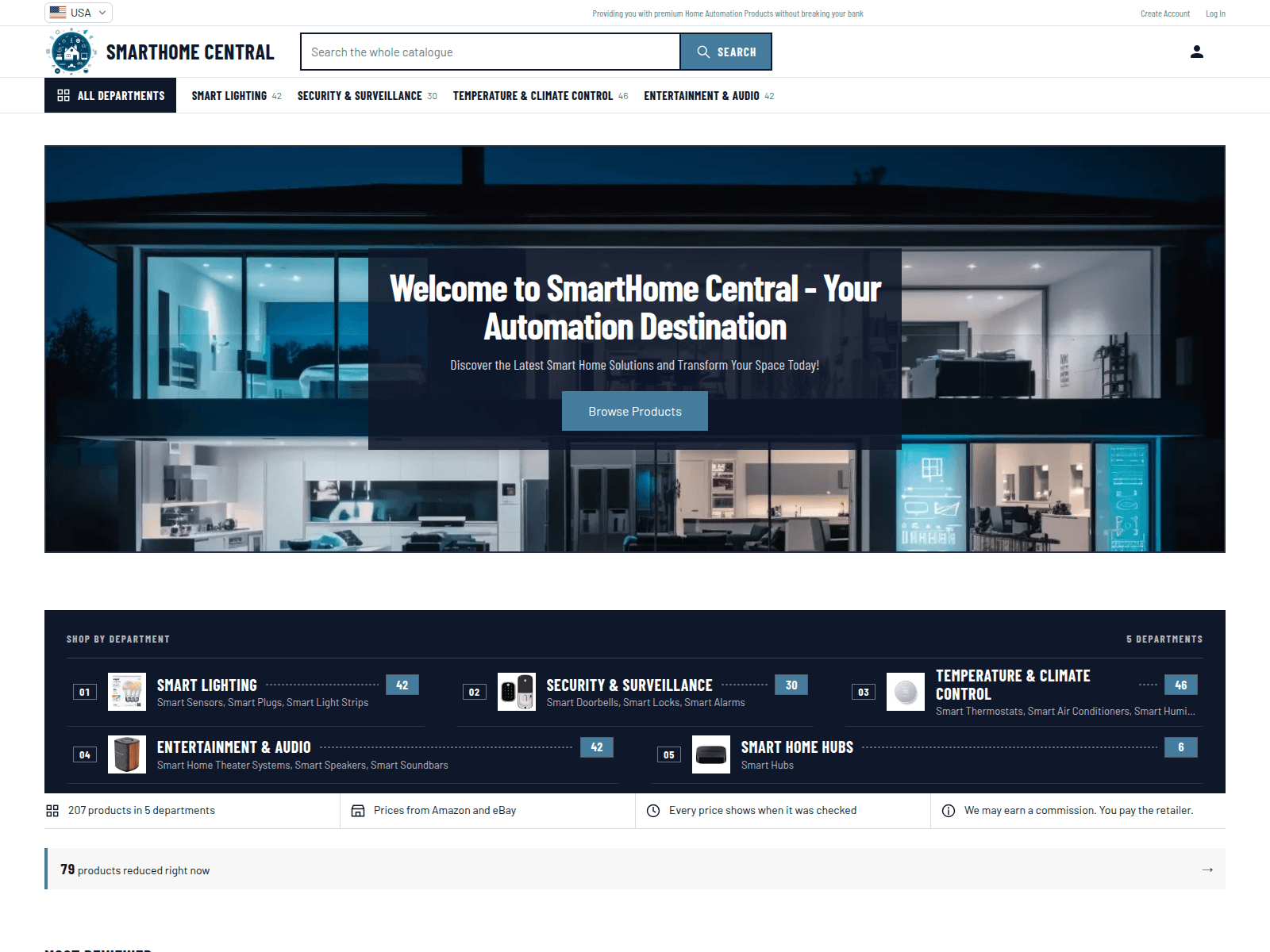 SmartHome Central screenshot