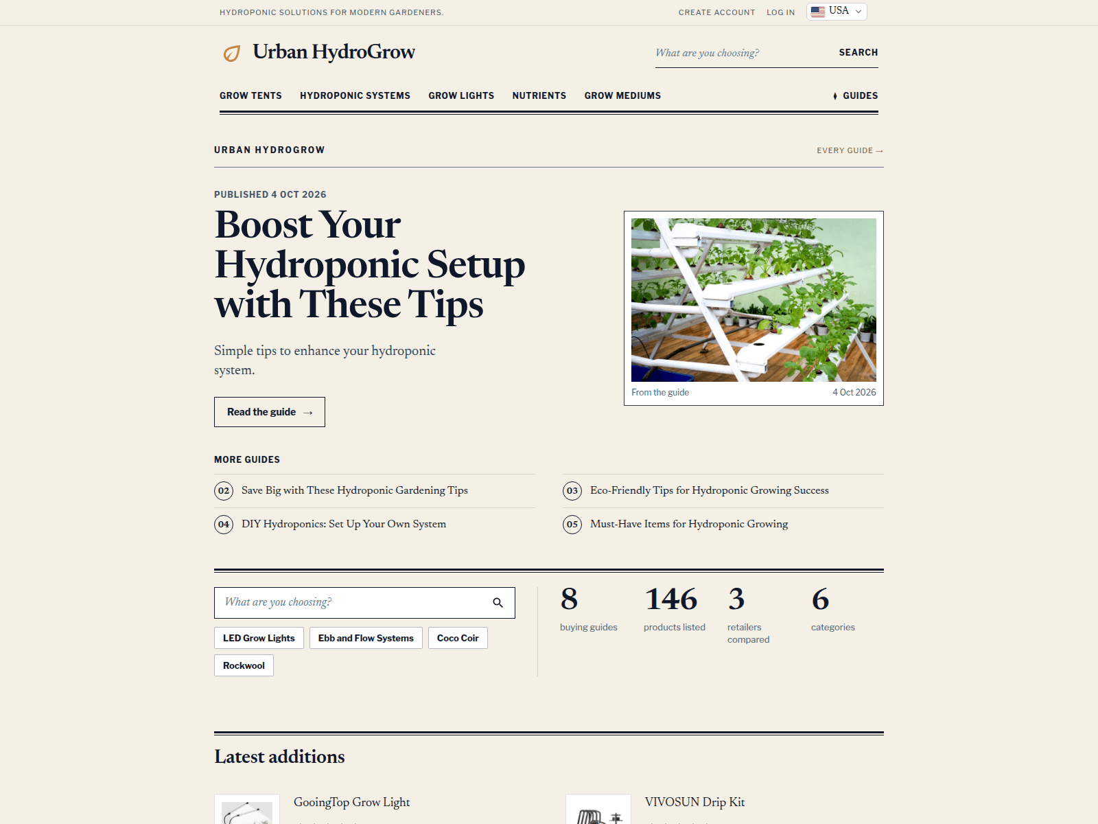 Urban HydroGrow screenshot
