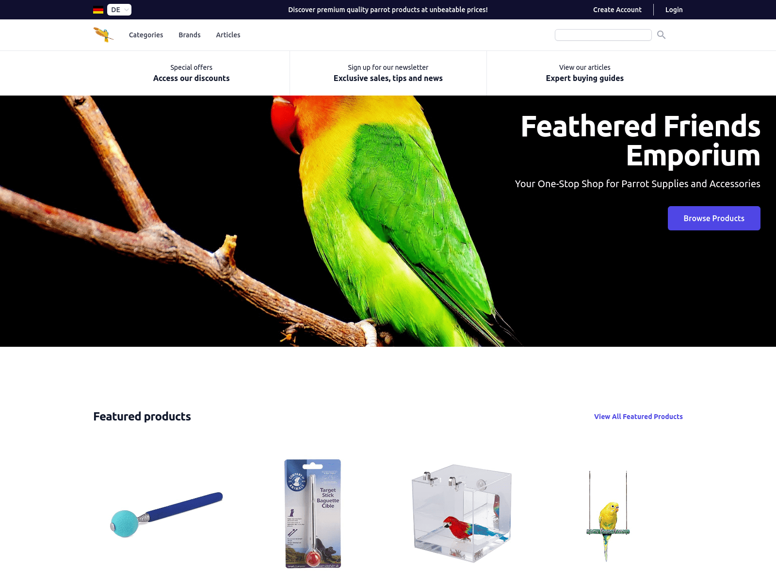 Feathered Friends Emporium screenshot