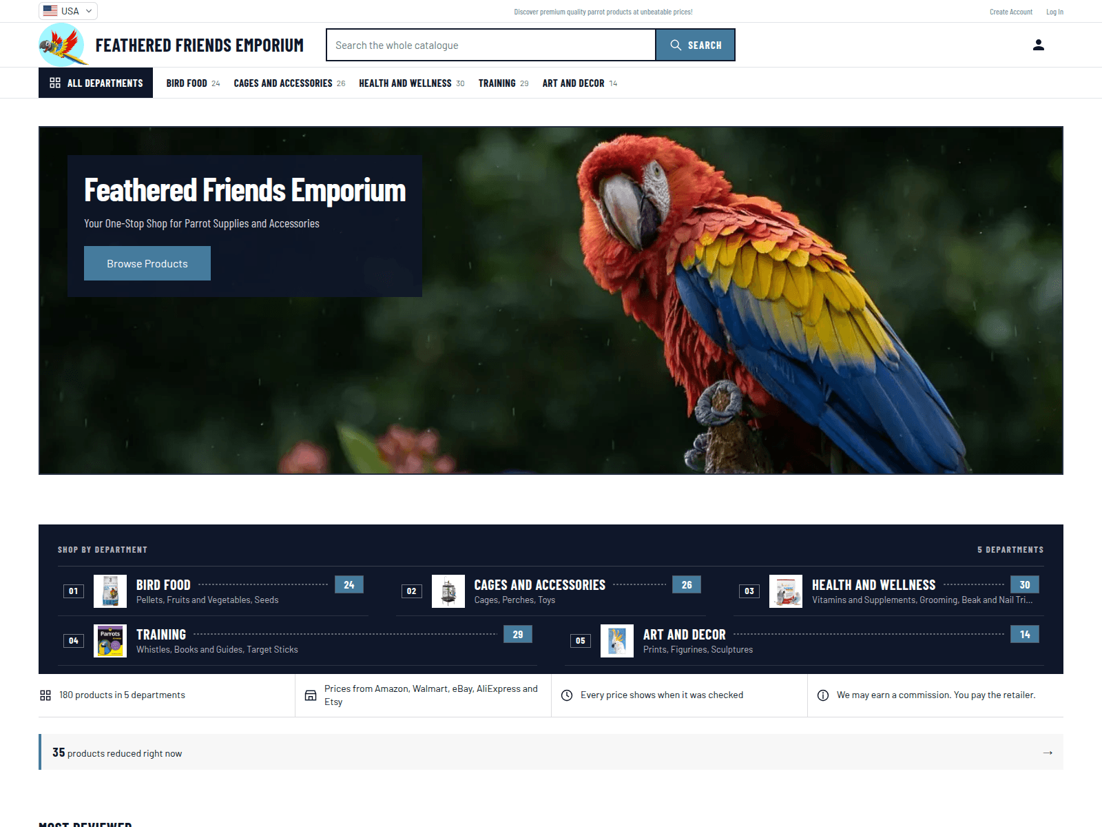 Feathered Friends Emporium screenshot