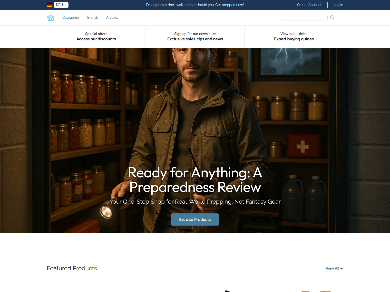 Preparedness Review screenshot