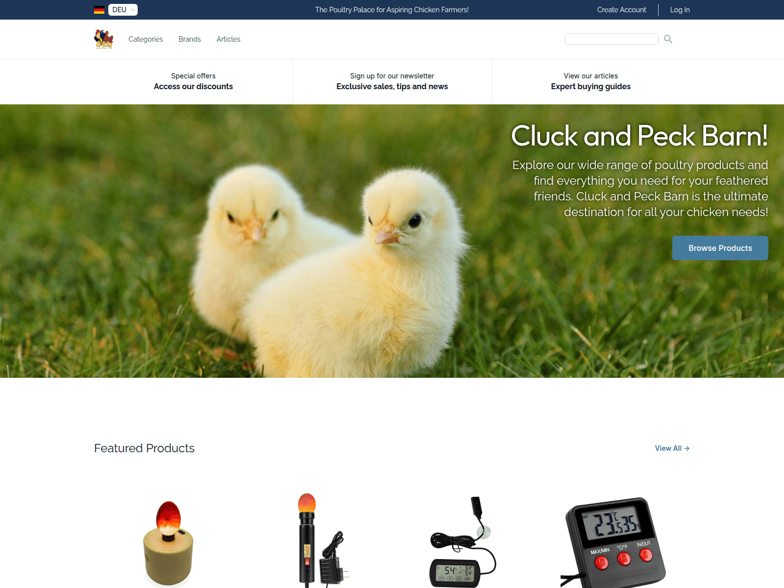 Cluck and Peck Barn screenshot