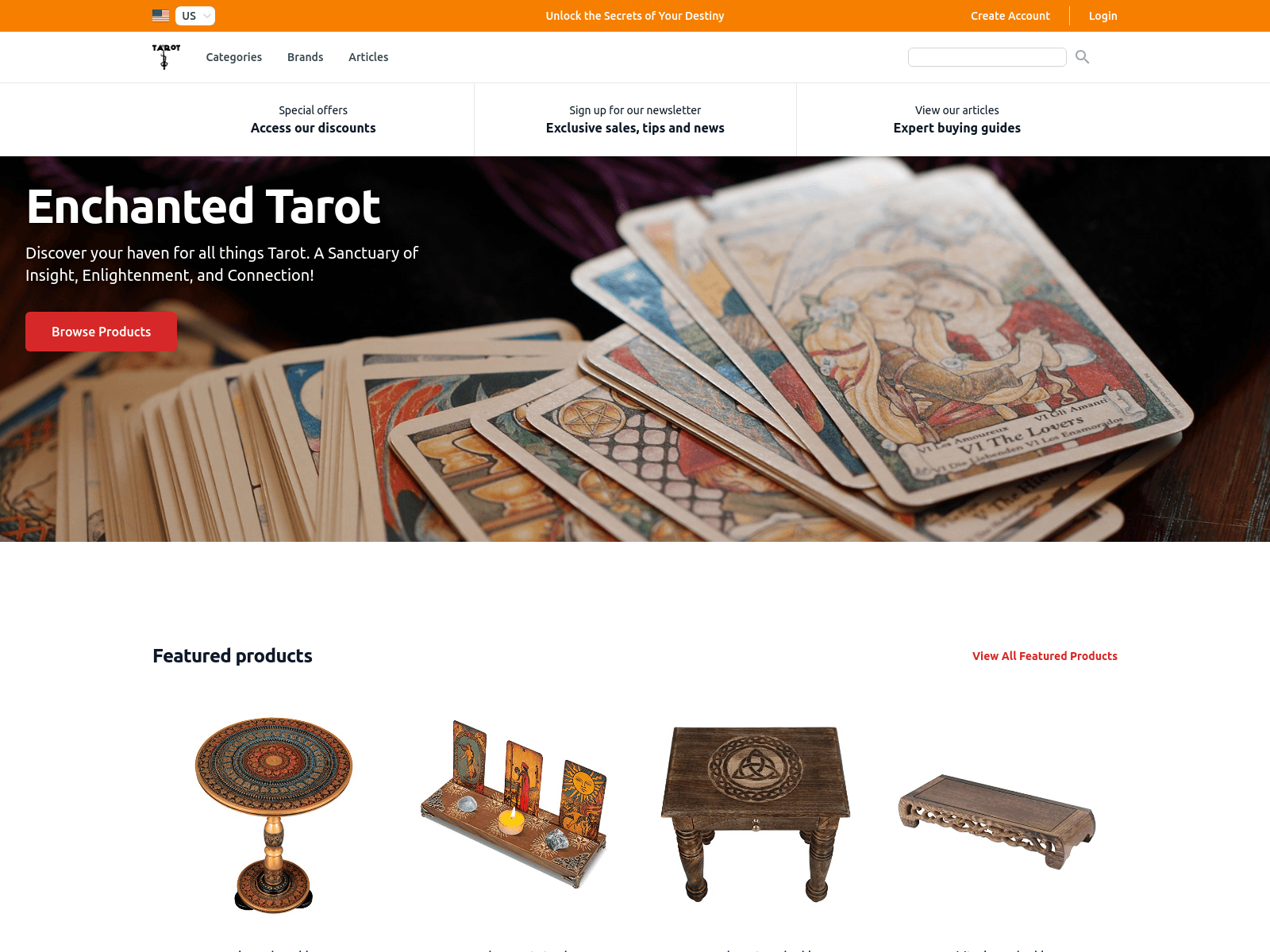 Enchanted Tarot screenshot