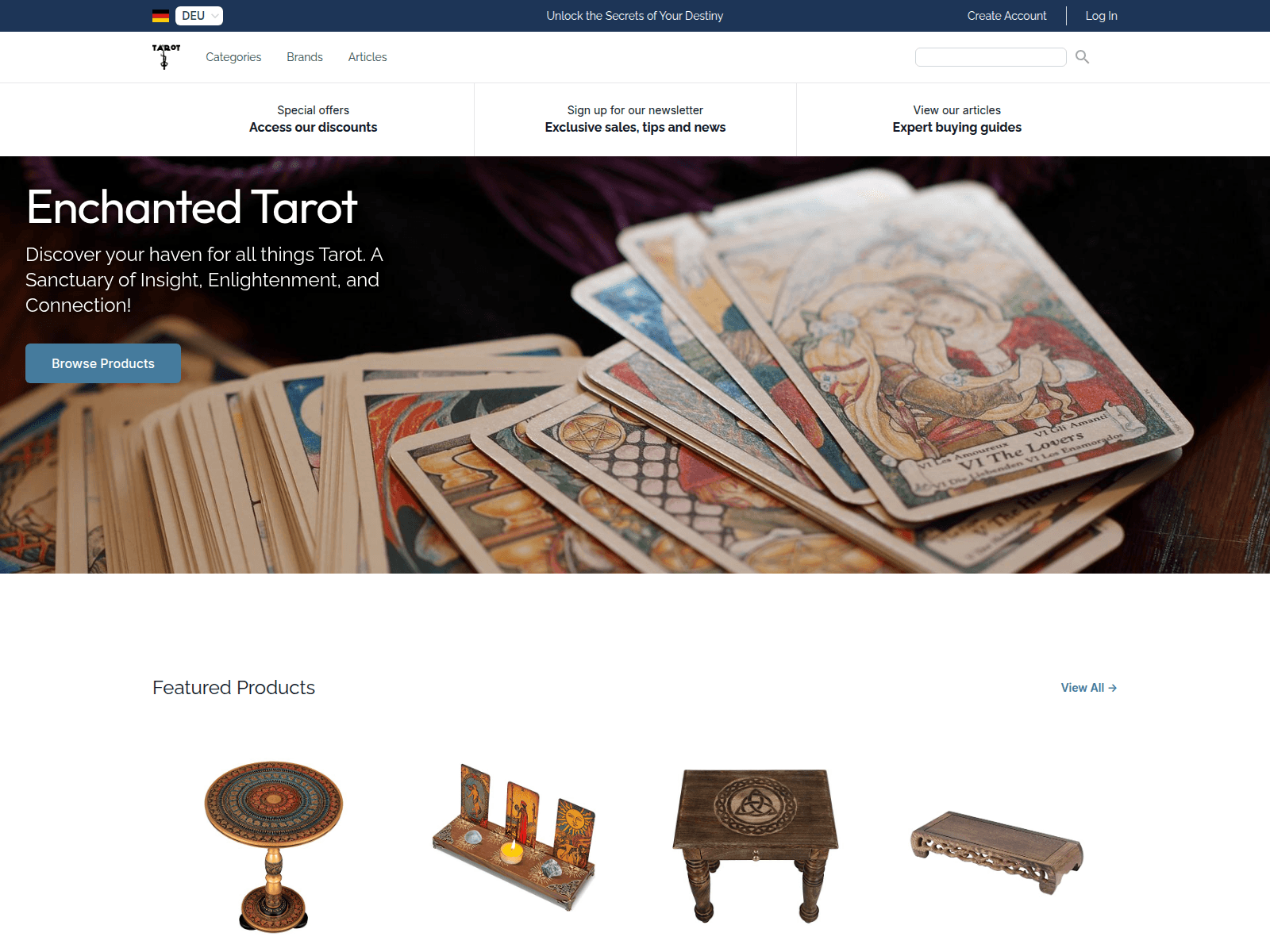 Enchanted Tarot screenshot