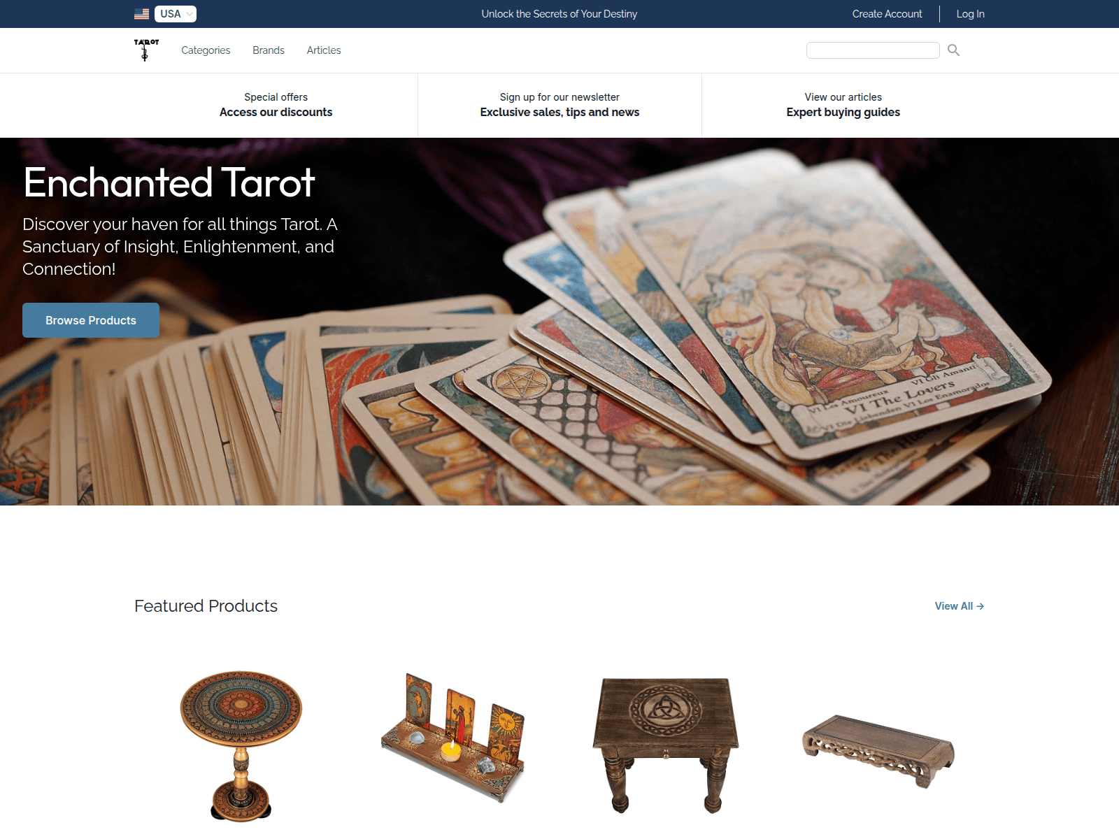 Enchanted Tarot screenshot