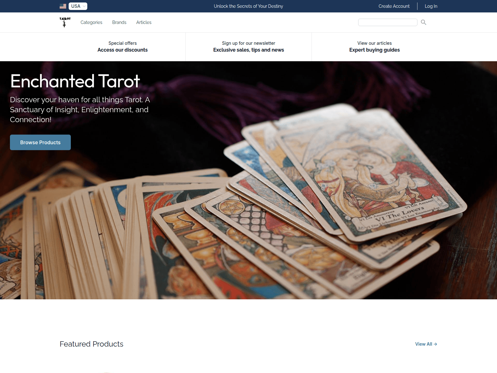 Enchanted Tarot screenshot