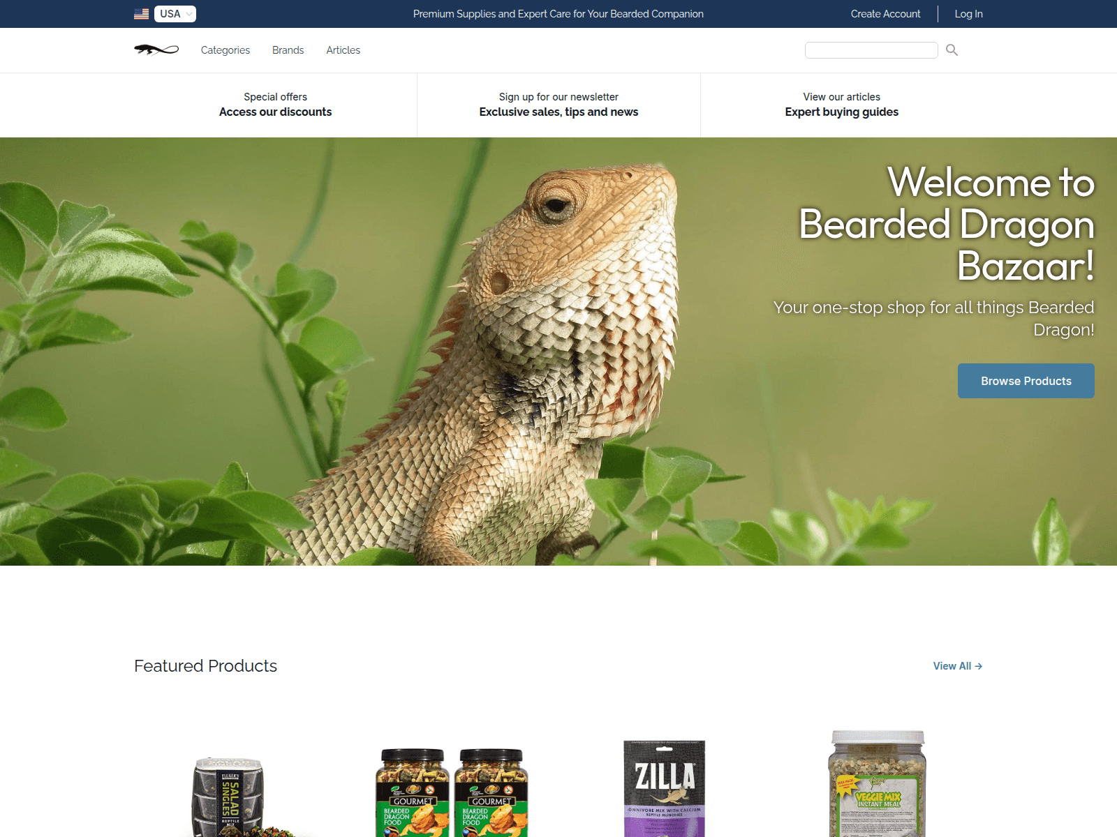 Bearded Dragon Bazaar screenshot