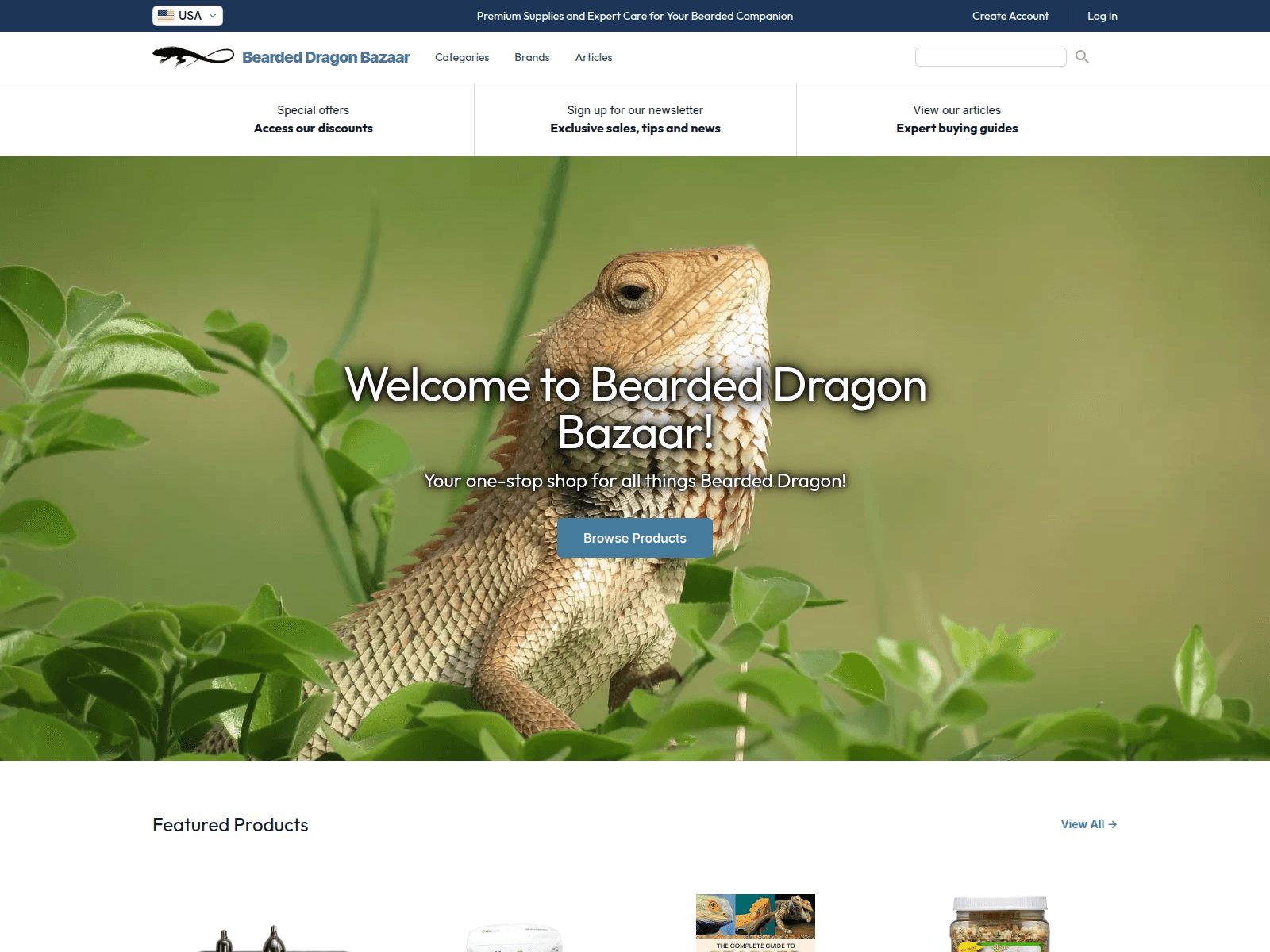Bearded Dragon Bazaar screenshot