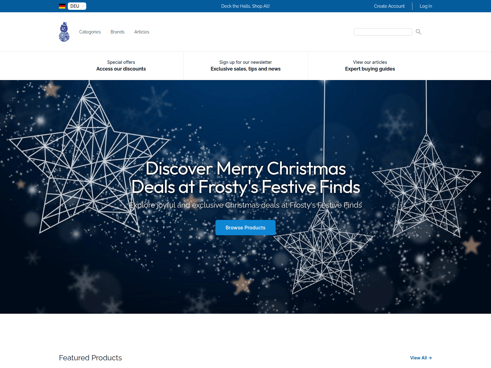 Frosty's Festive Finds screenshot