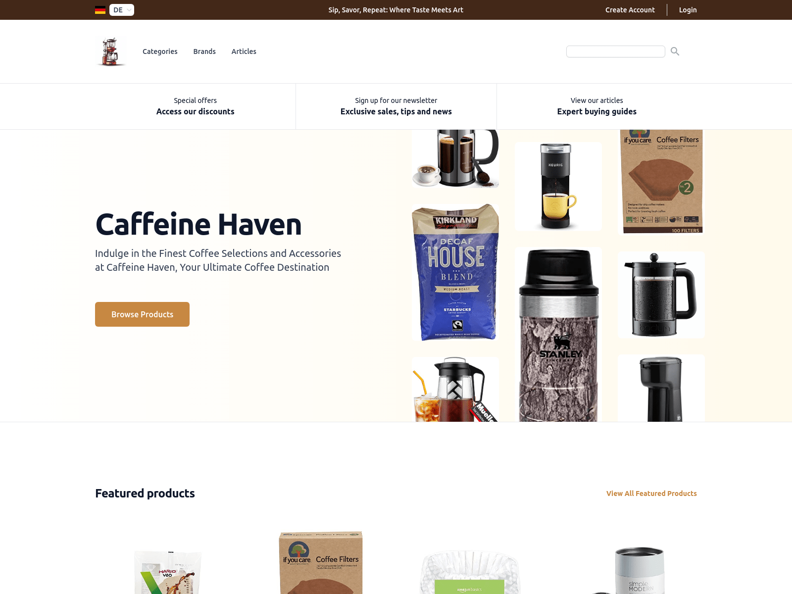 Caffeine Haven screenshot