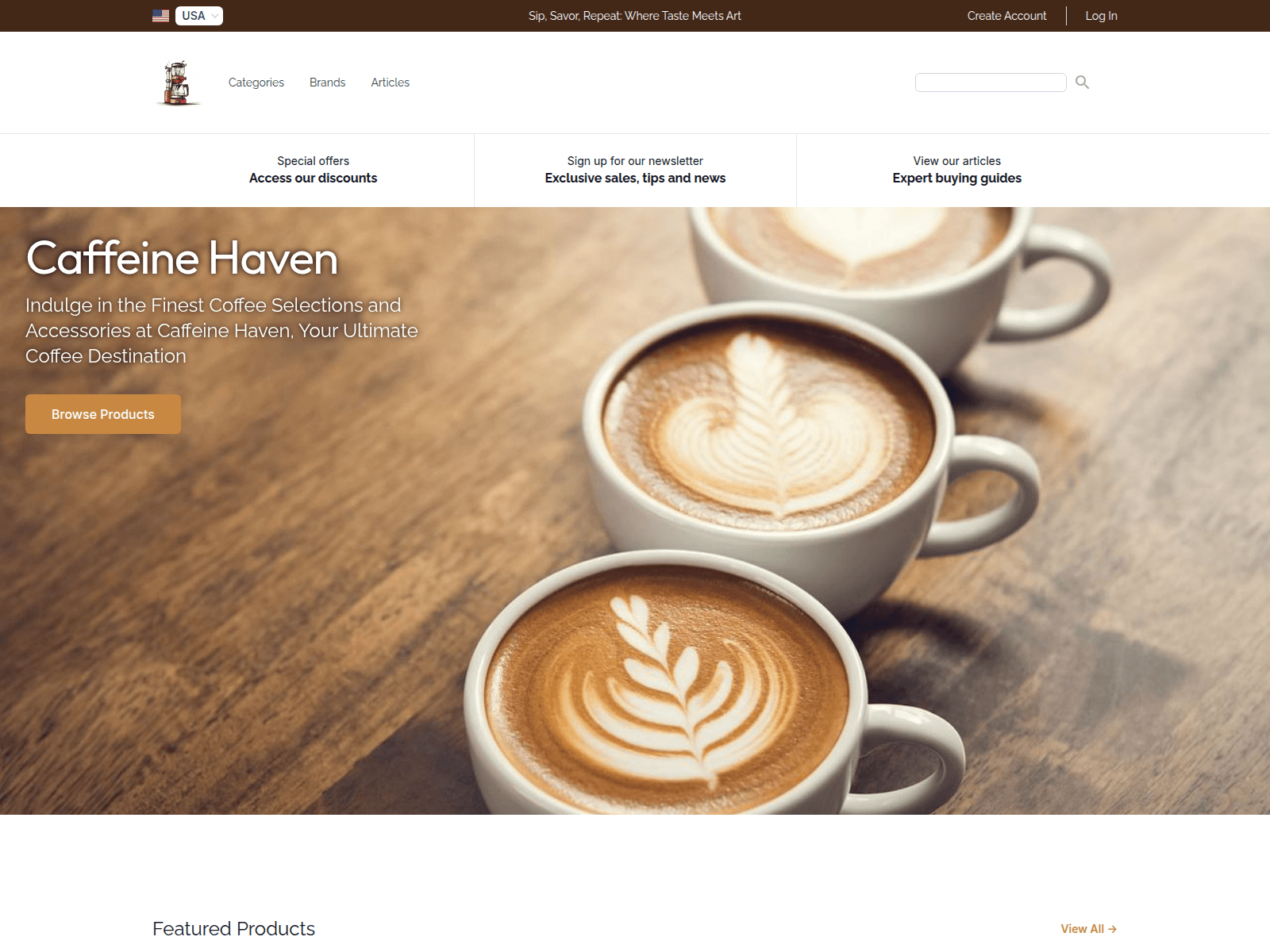 Caffeine Haven screenshot