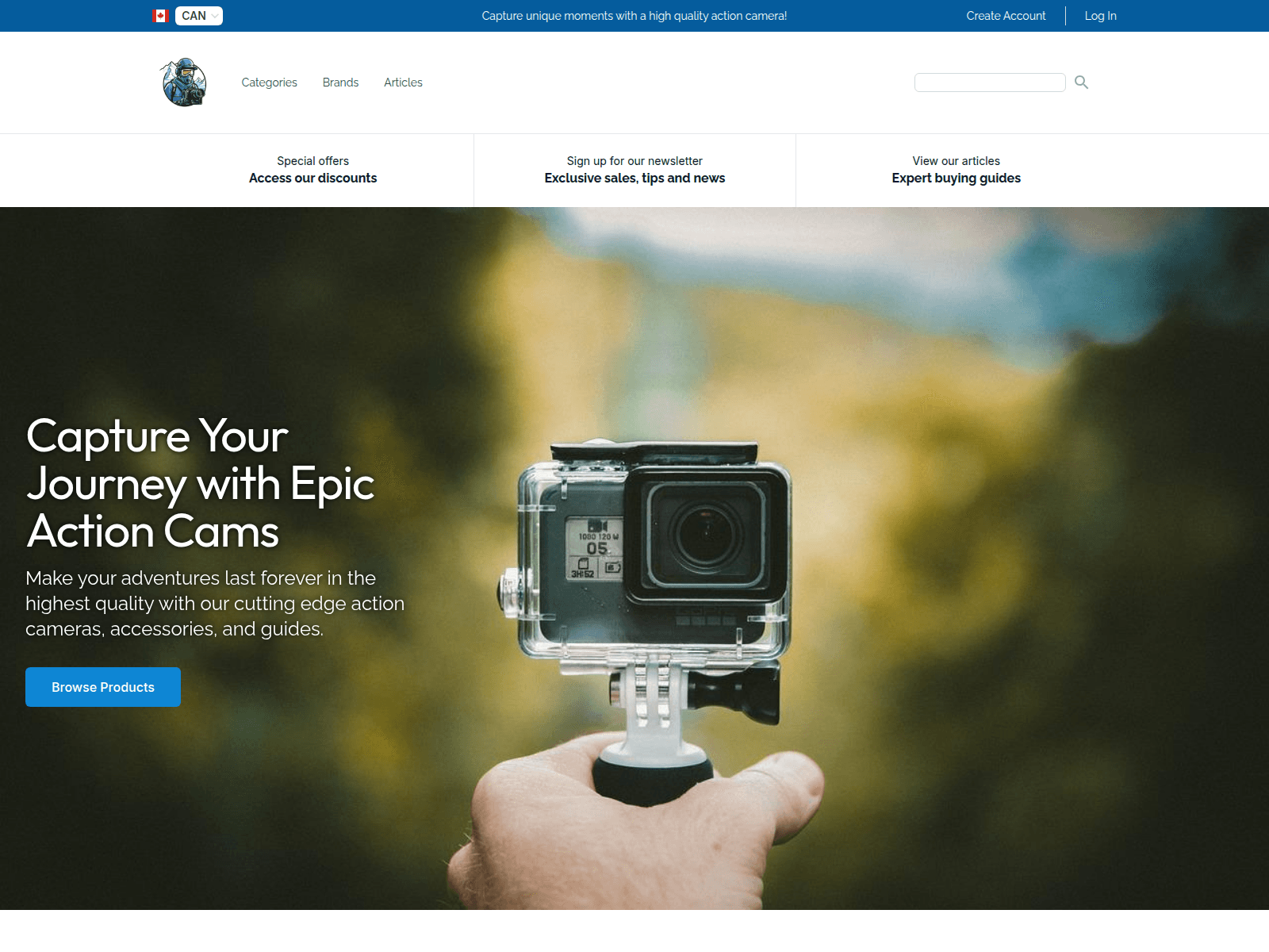 Epic Action Cams screenshot