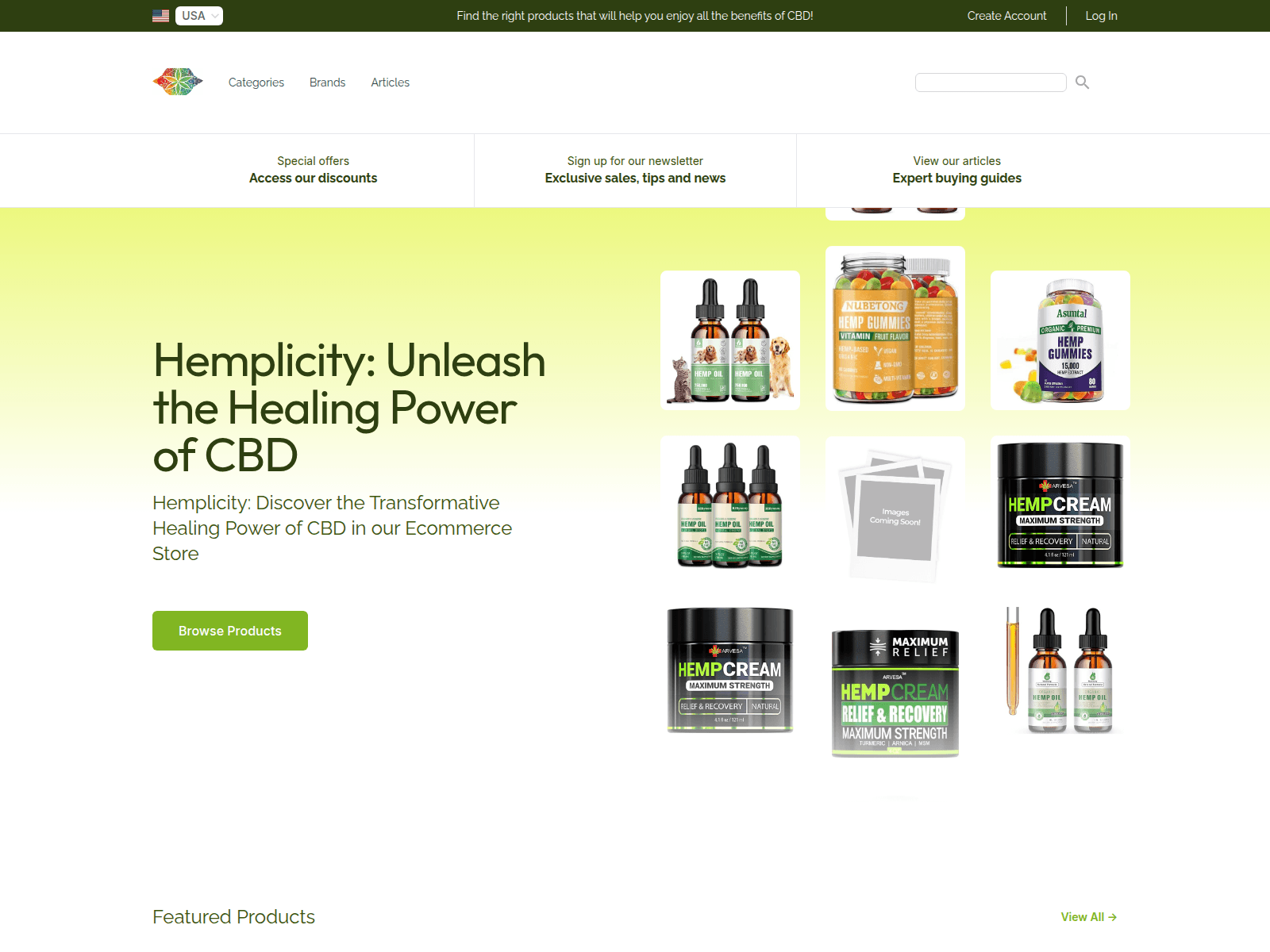 Hemplicity screenshot