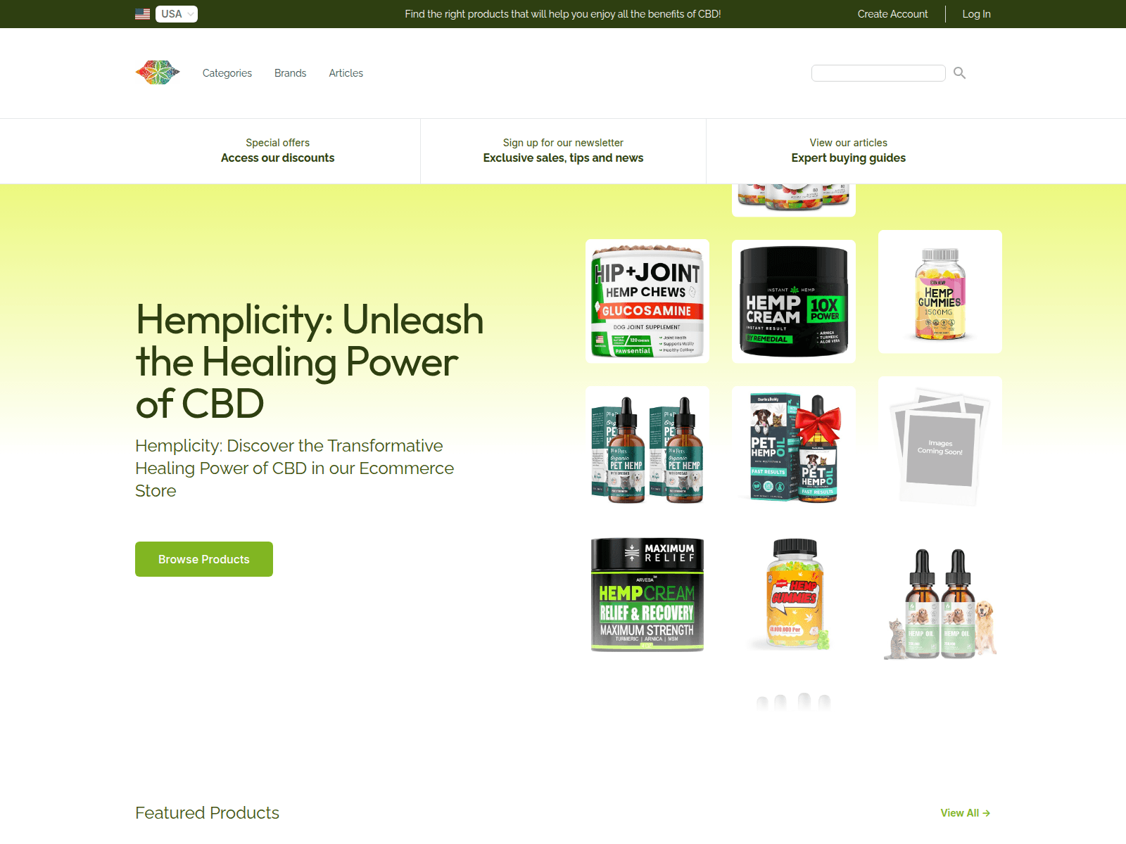 Hemplicity screenshot