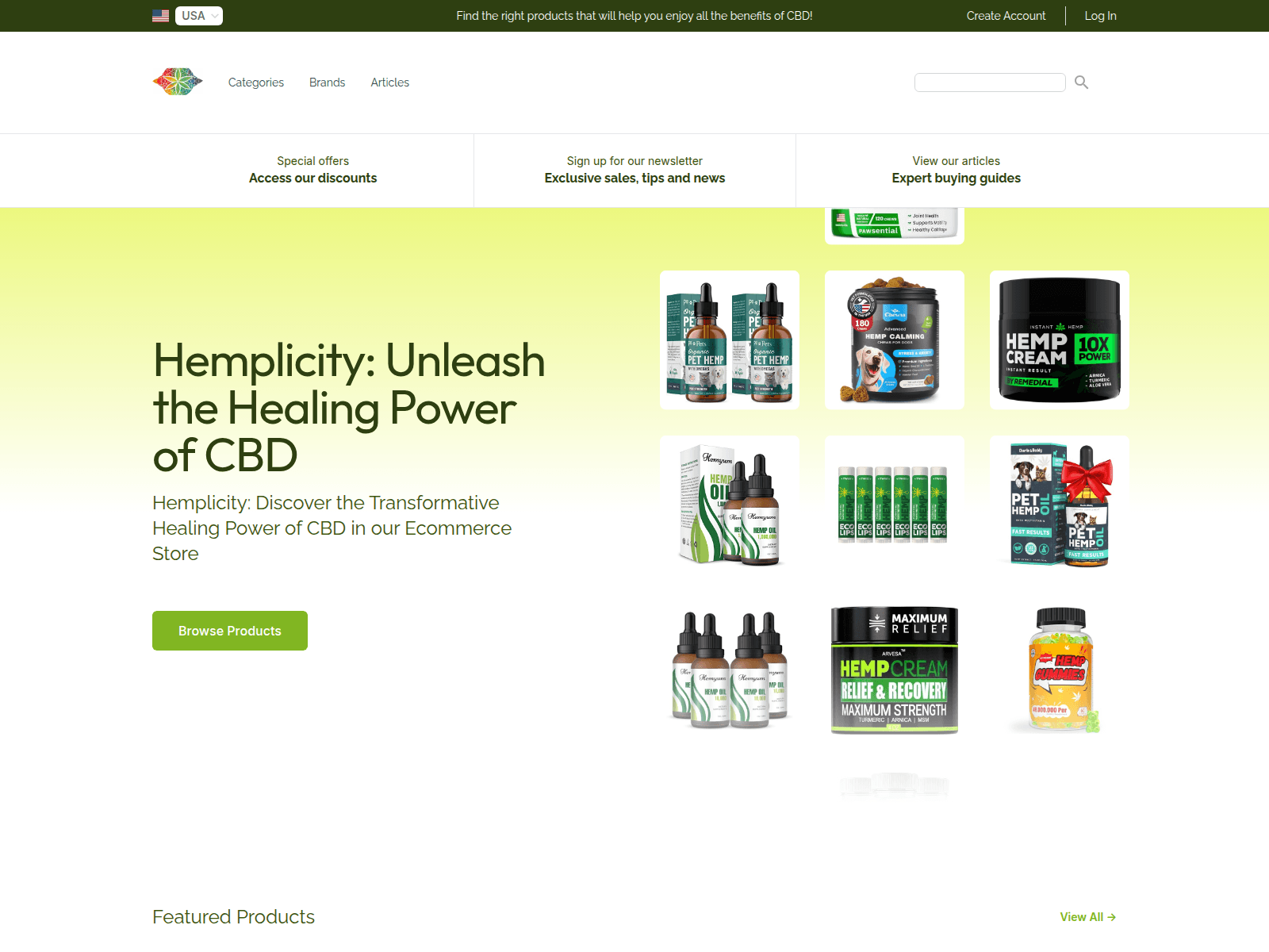 Hemplicity screenshot