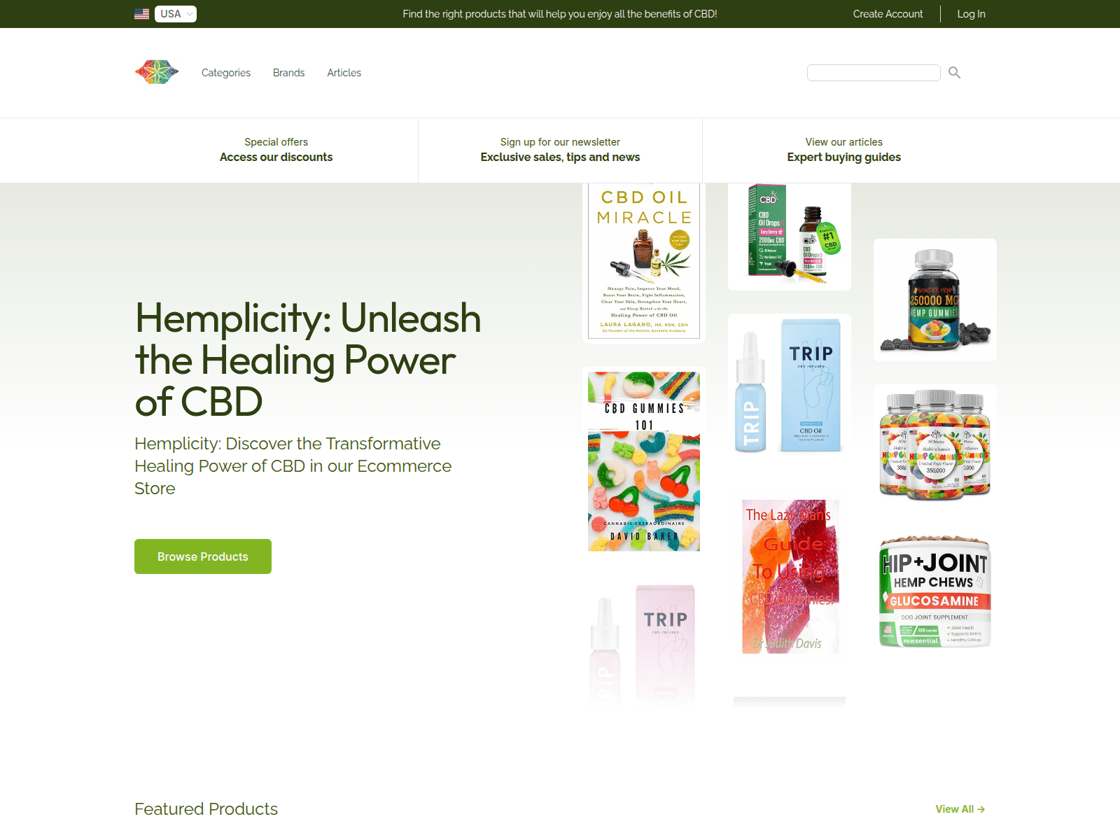 Hemplicity screenshot