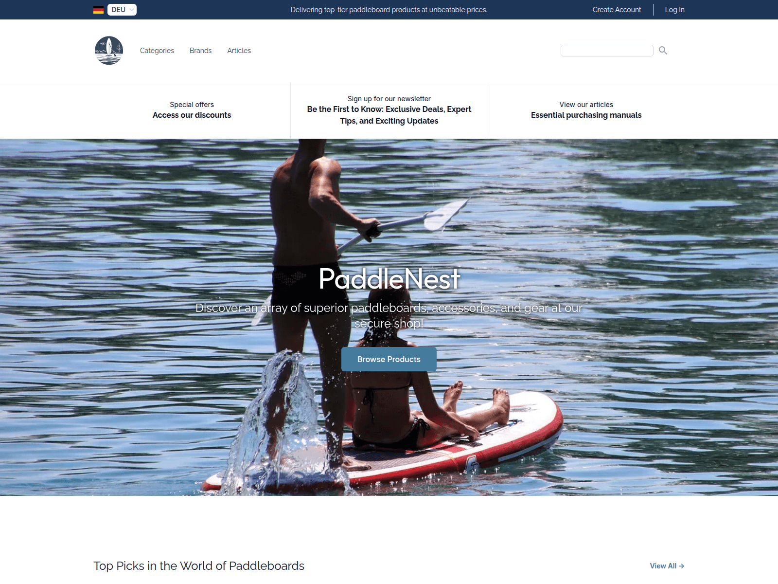 PaddleNest screenshot