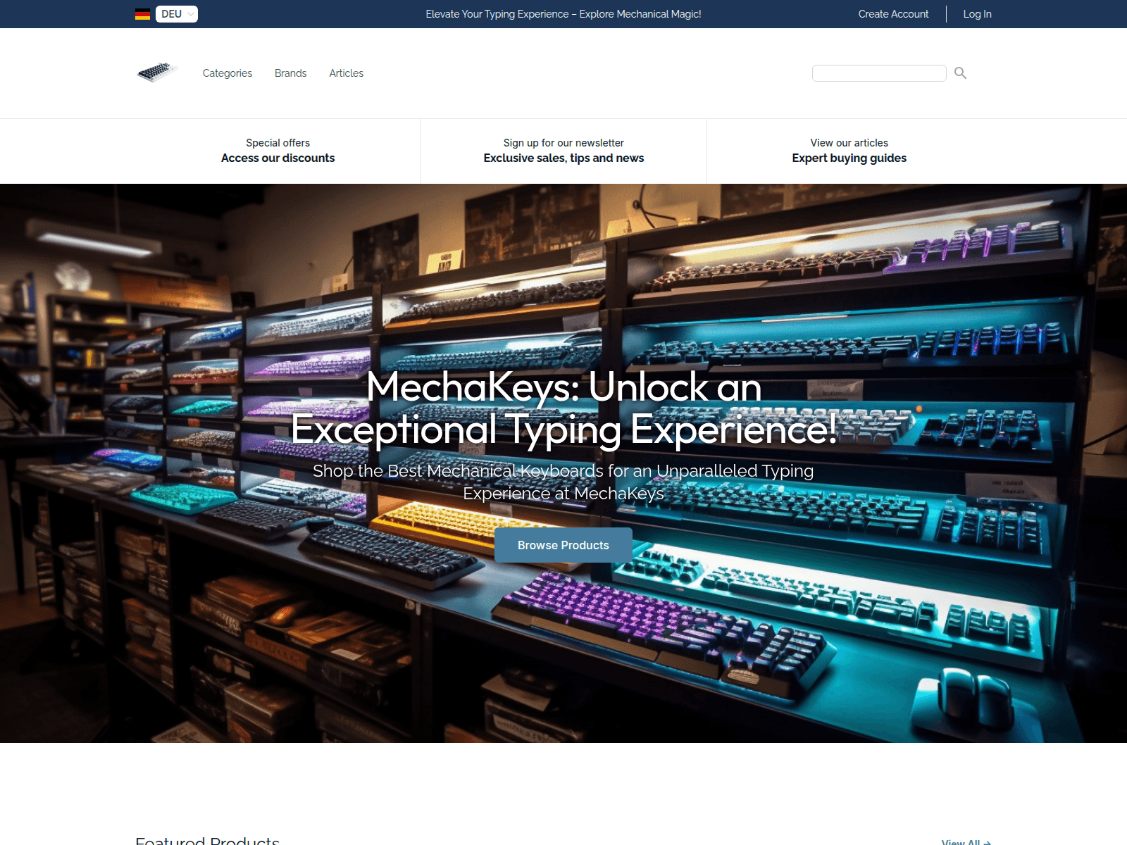 Mechanical Keyboards screenshot
