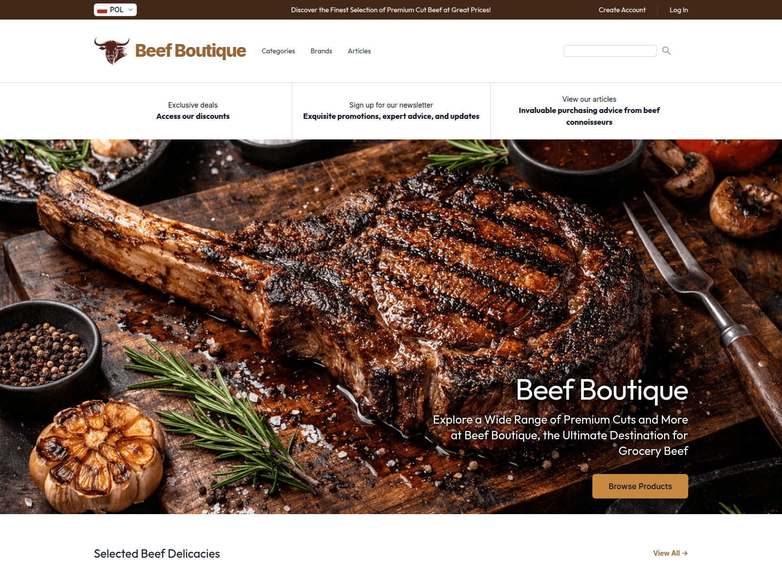 Beef Boutique screenshot