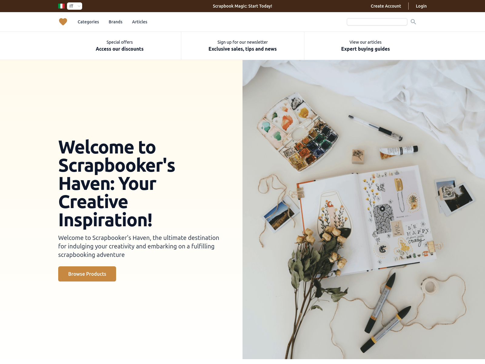 Scrapbooker's Haven screenshot