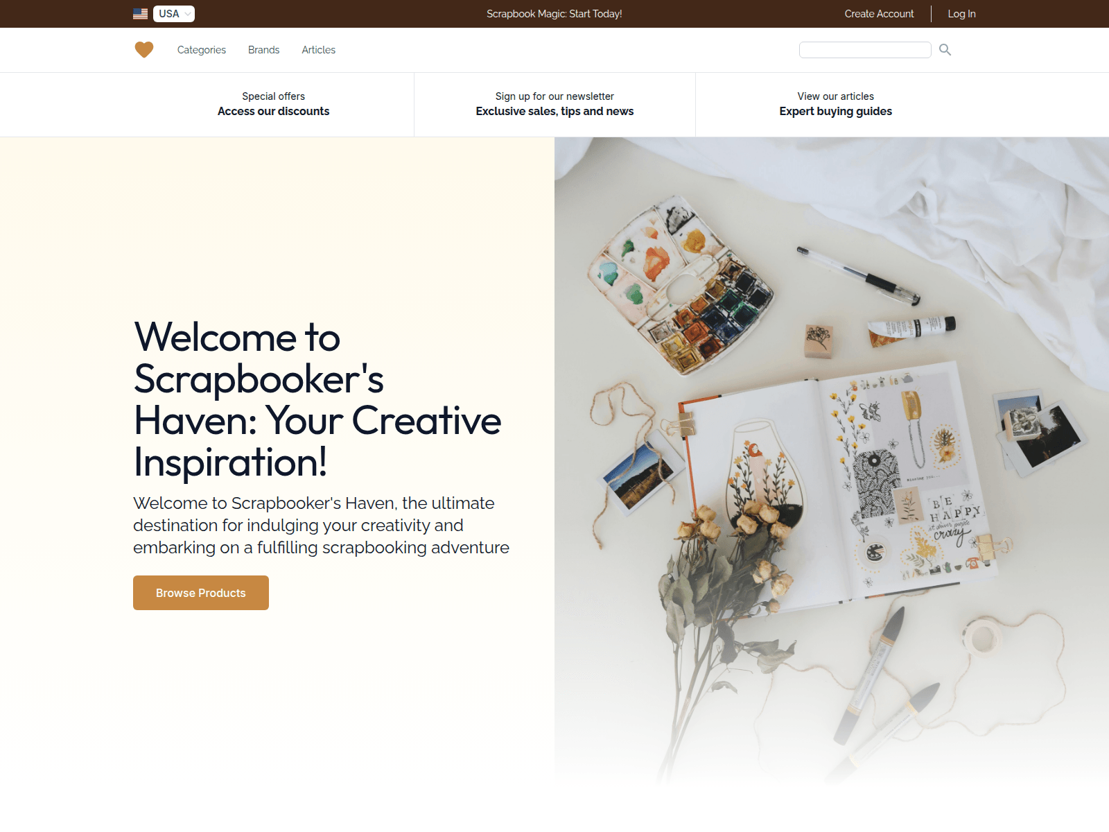 Scrapbooker's Haven screenshot