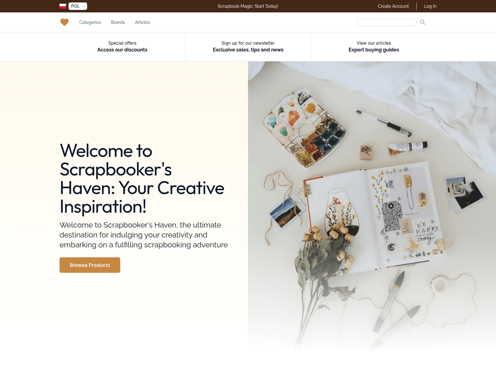 Scrapbooker's Haven screenshot