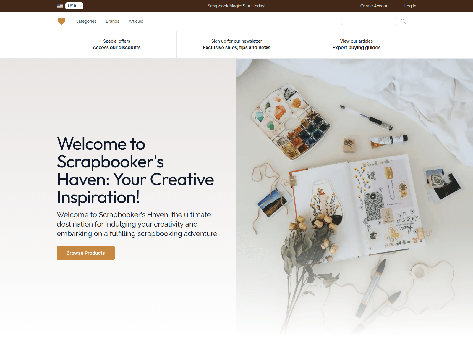 Scrapbooker's Haven screenshot