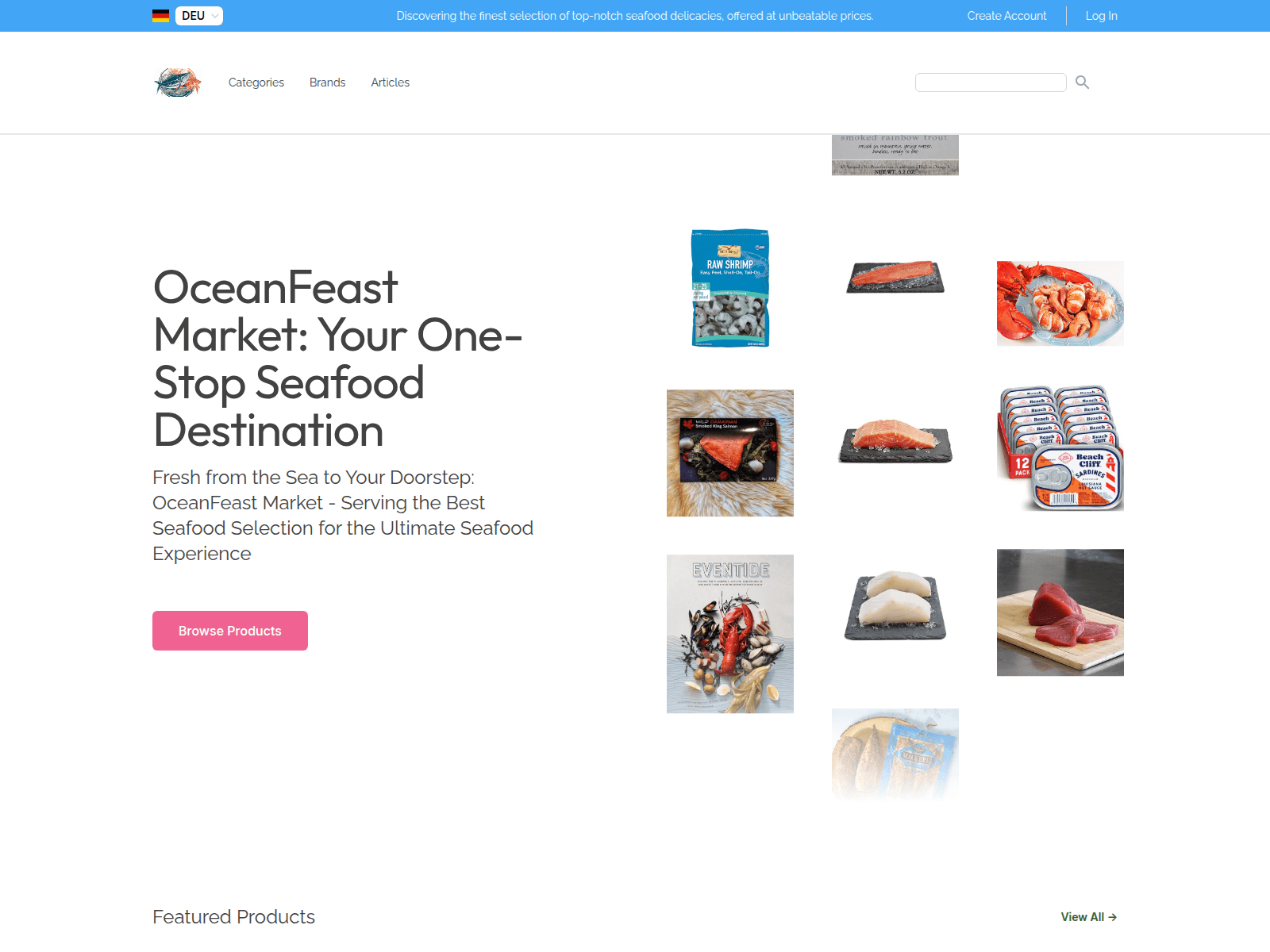 OceanFeast Market screenshot