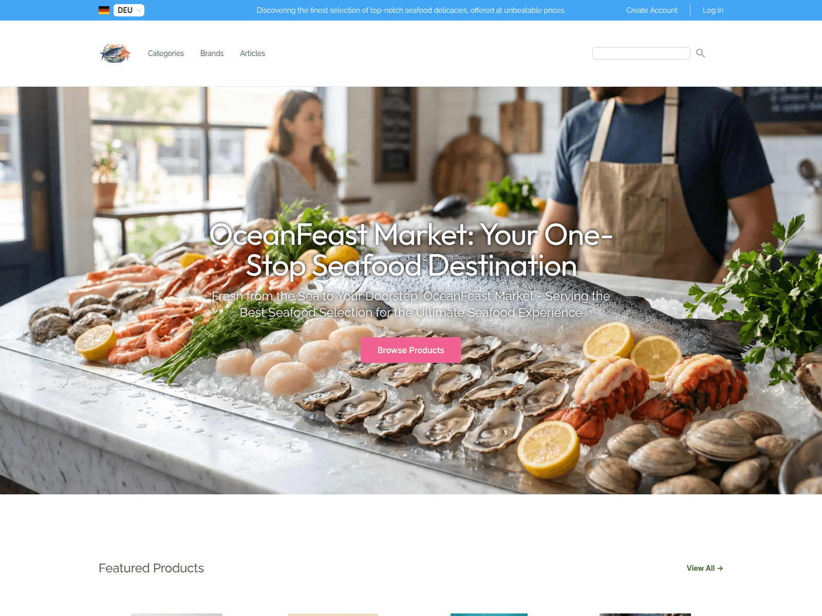 OceanFeast Market screenshot