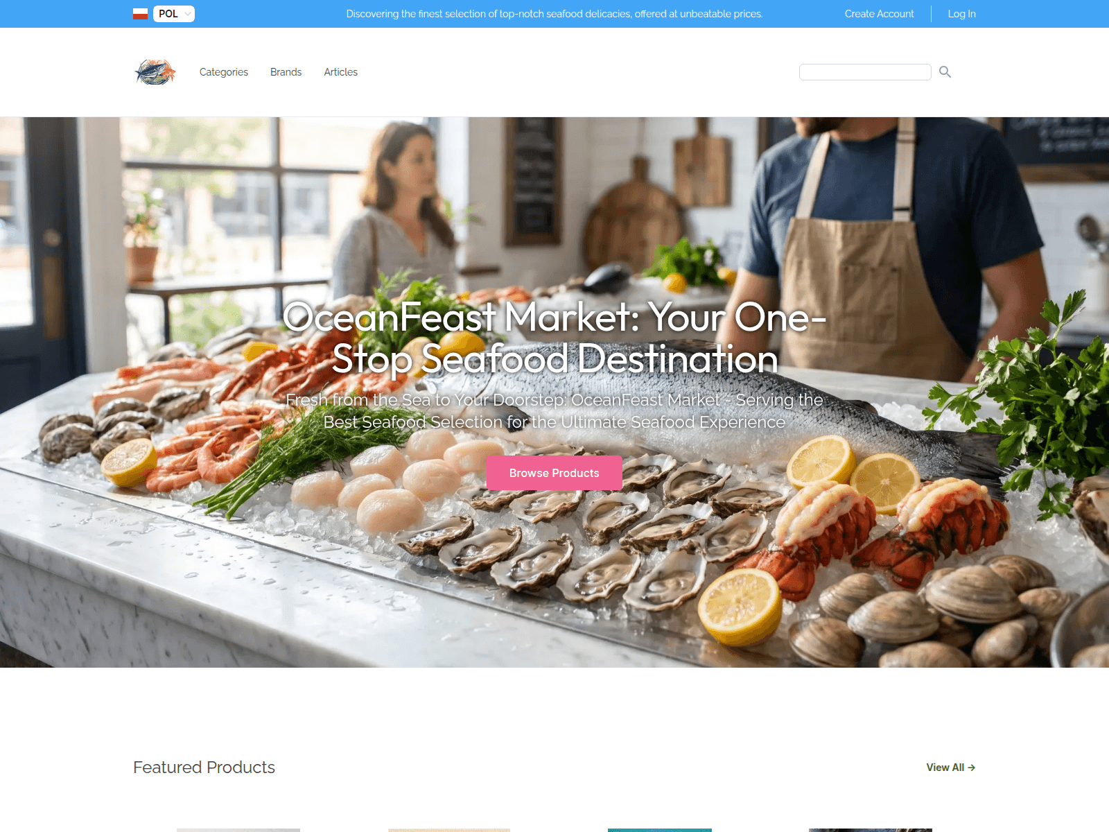 OceanFeast Market screenshot