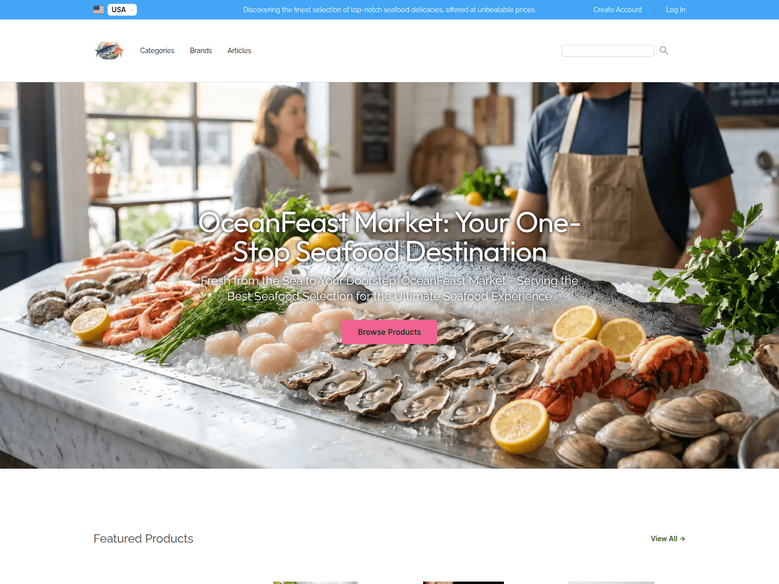 OceanFeast Market screenshot