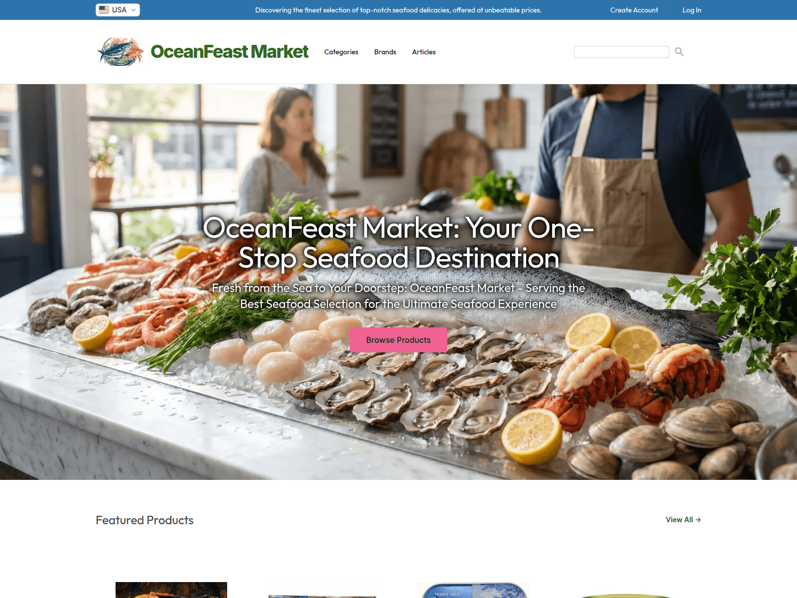 OceanFeast Market screenshot