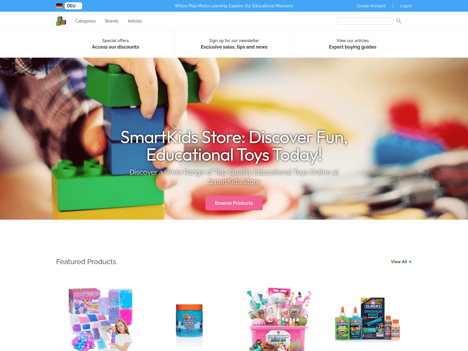 SmartKids Store screenshot