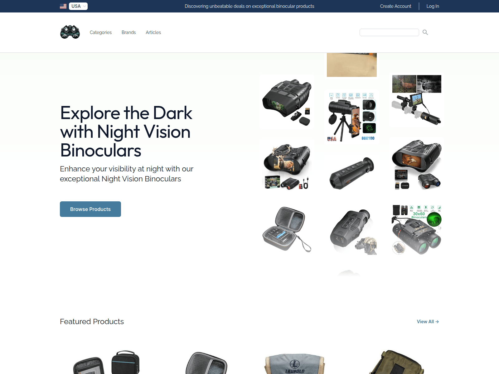 Night Vision Binoculars screenshot